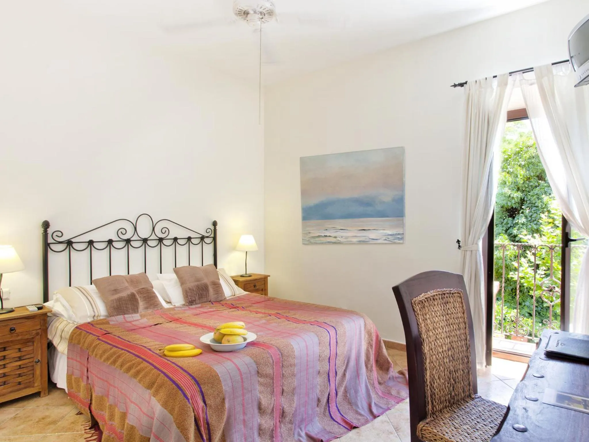 Bed in Hotel Rural Molino del Puente Ronda