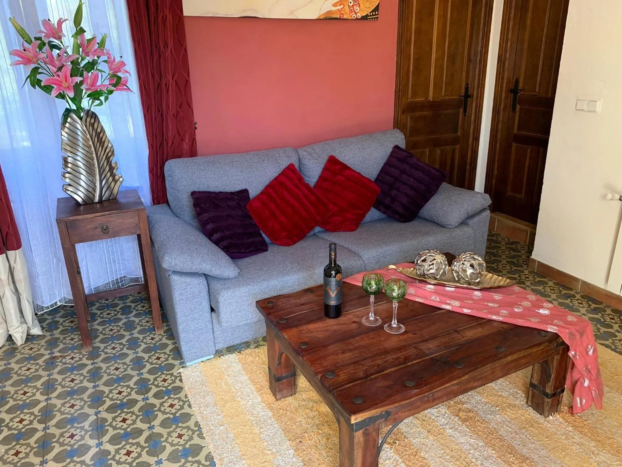 Living room in Hotel Rural Molino del Puente Ronda