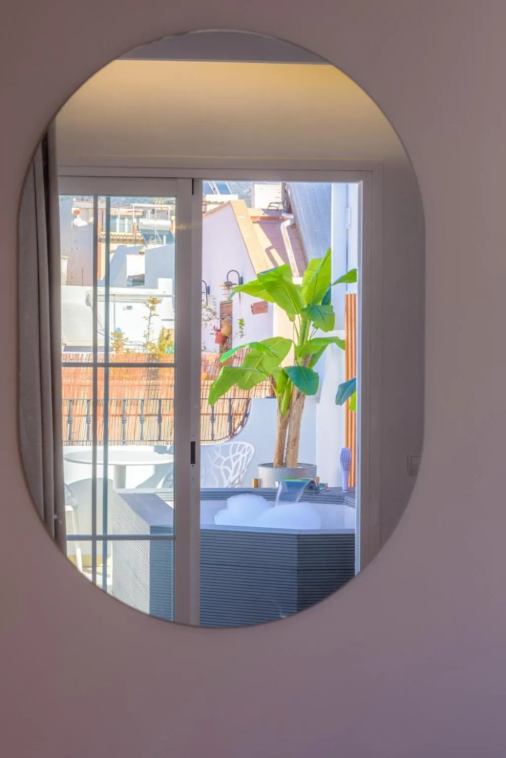 Balcony/Terrace in Hotel Boutique Sibarys - Adults Recommended