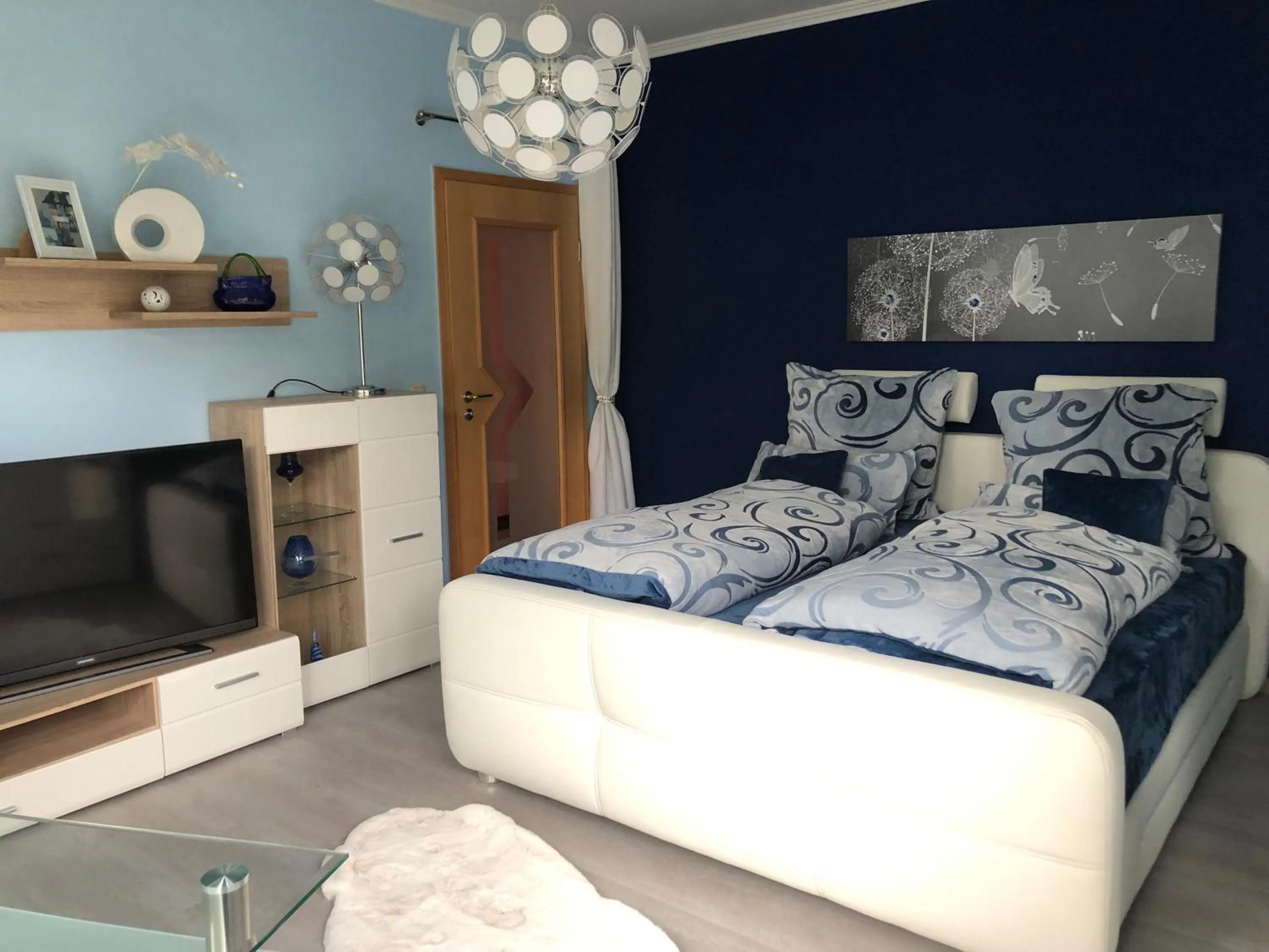 Bedroom, Bed in Haus Brockenblick
