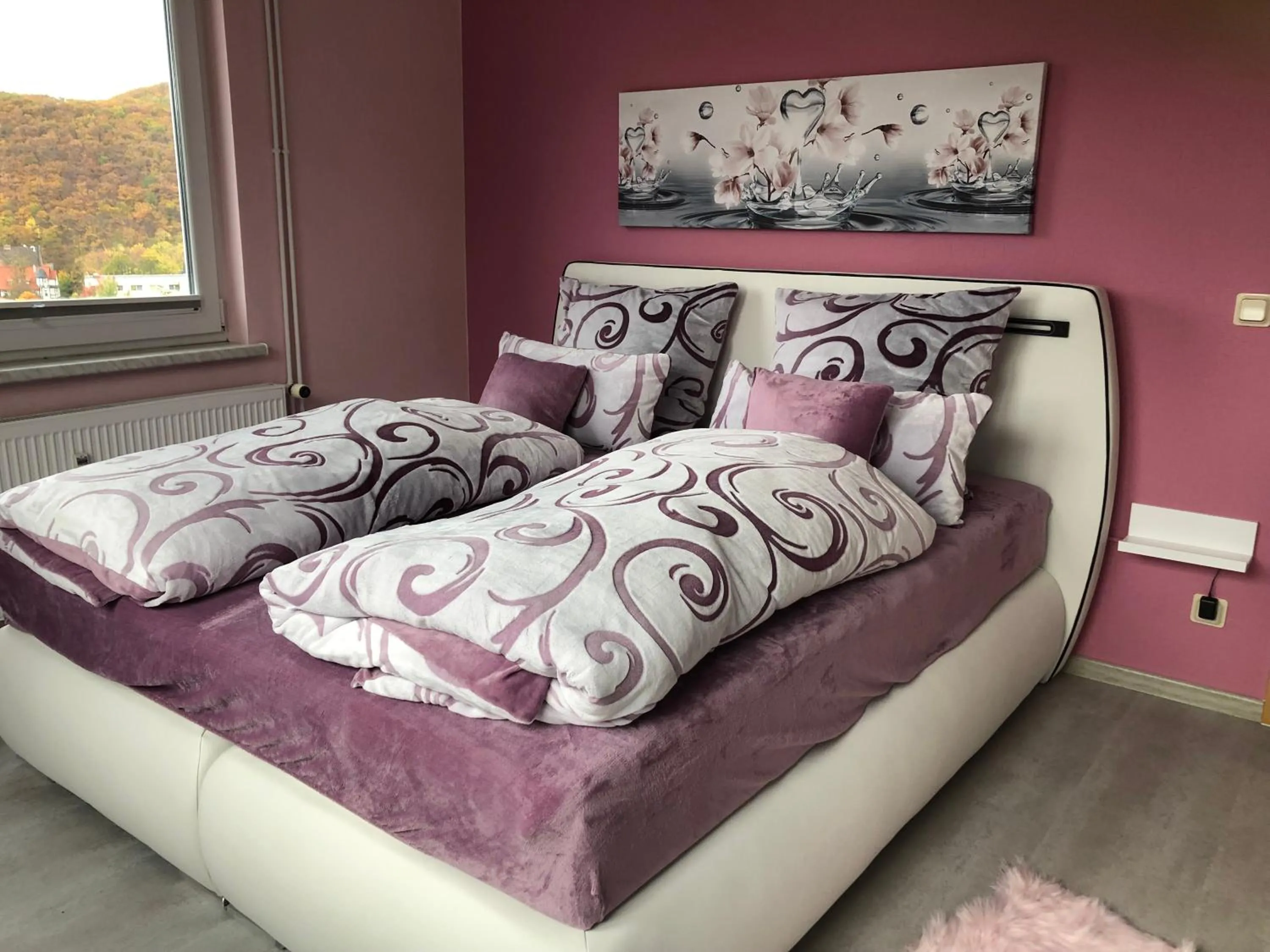 Bedroom, Bed in Haus Brockenblick