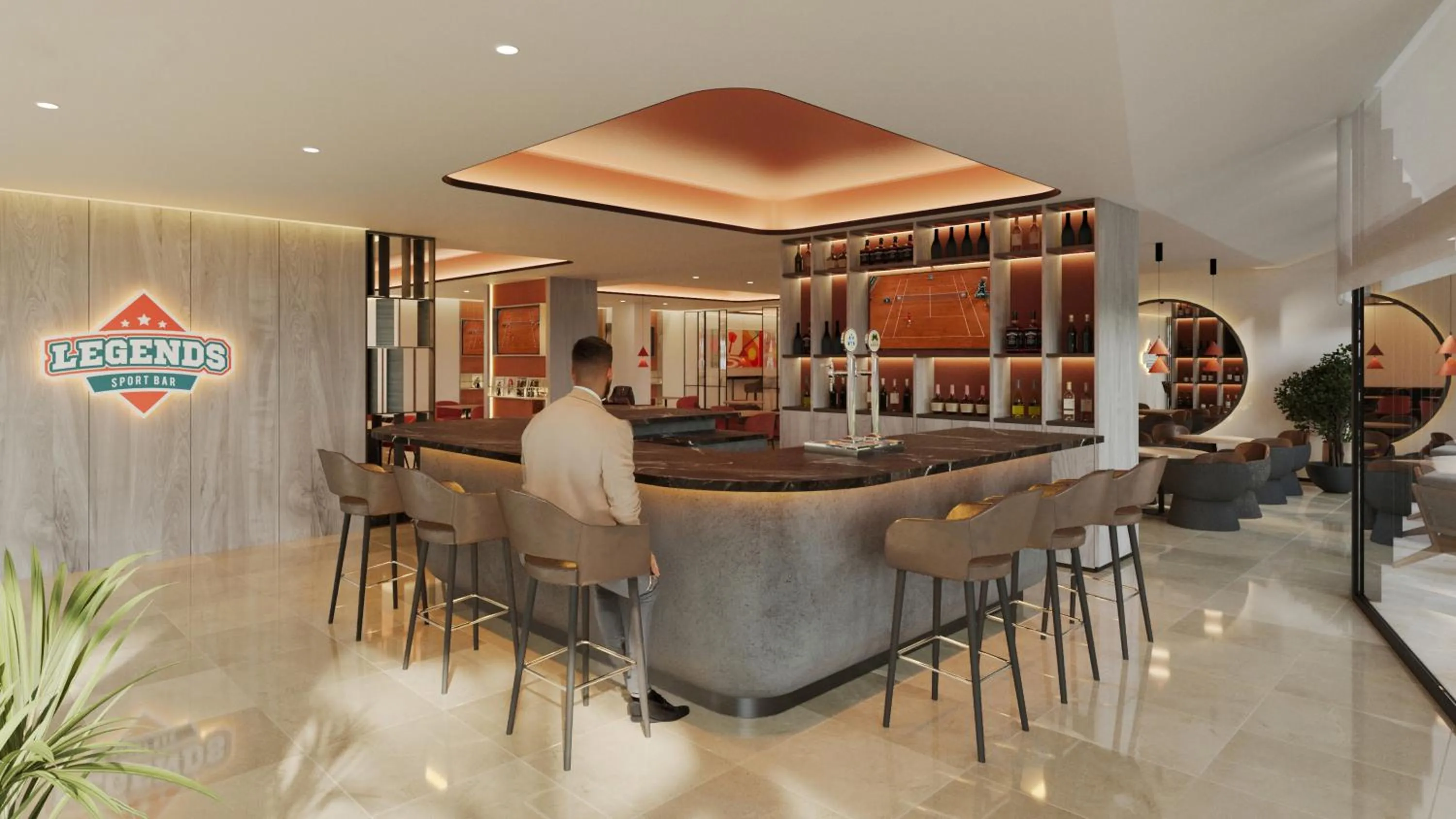 Lounge or bar in Senator Banus