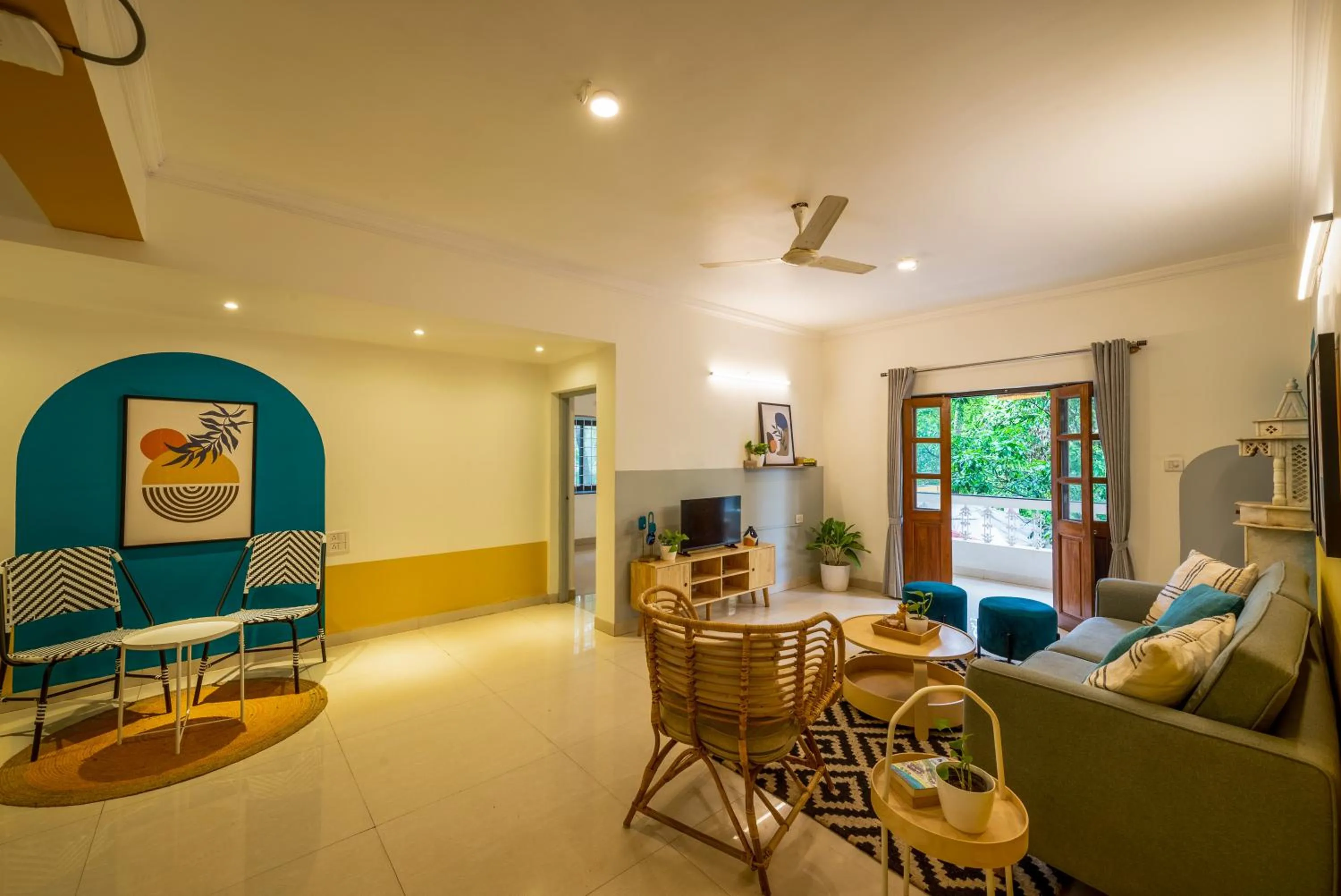 Living room in Olive Hotel Calangute Niwasa by Embassy Group