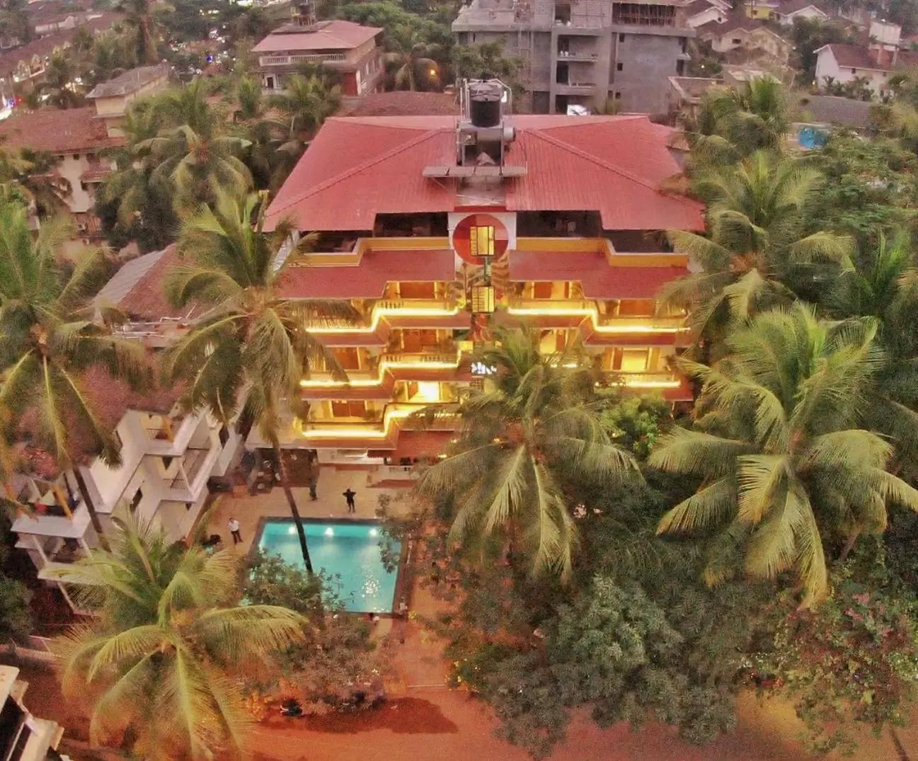 Bird's eye view in Olive Hotel Calangute Niwasa by Embassy Group