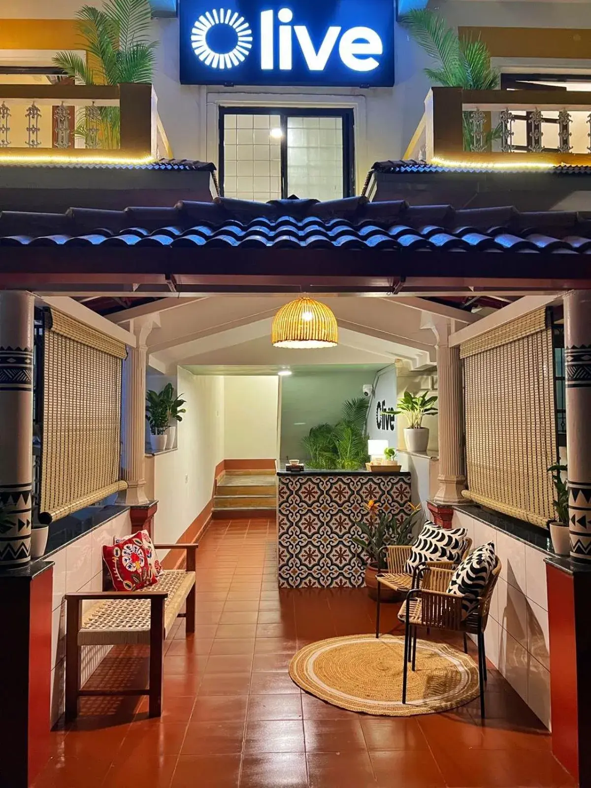 Lobby or reception in Olive Hotel Calangute Niwasa by Embassy Group Lobby or reception in Olive Hotel Calangute Niwasa by Embassy Group