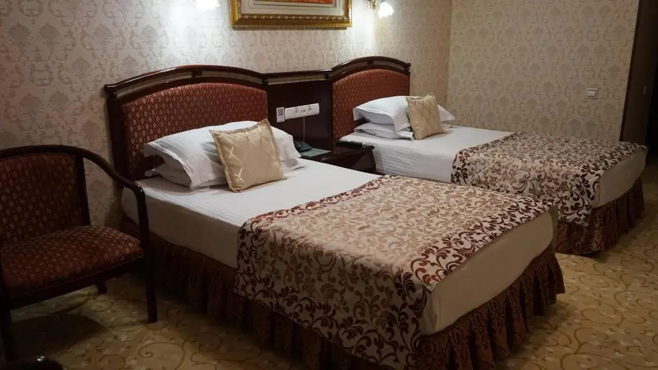 Bed in Hotel Asia Samarkand Bed in Hotel Asia Samarkand