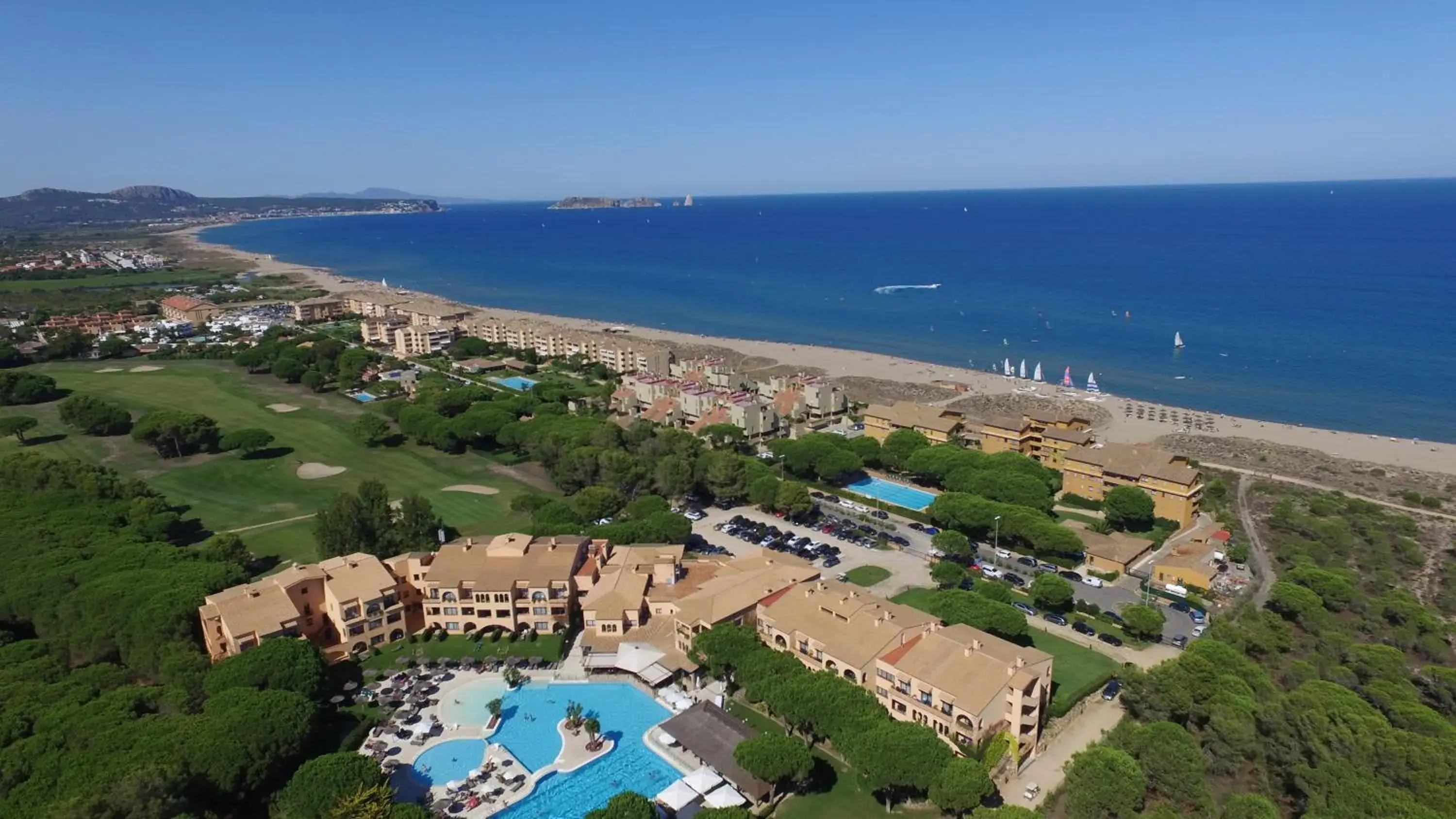 Bird's eye view in La Costa Hotel Golf & Beach Resort Bird's eye view in La Costa Hotel Golf & Beach Resort