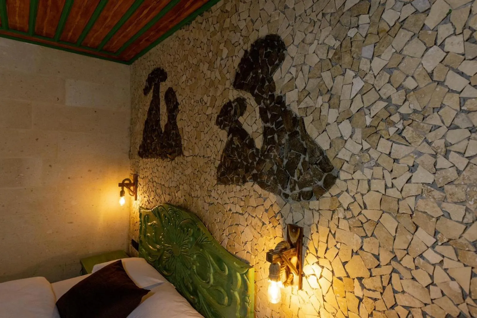 Bed in Gemosa Cappadocia Hotel