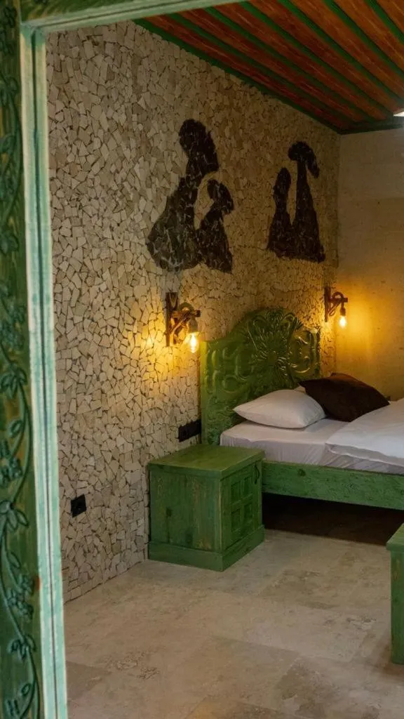 Bed in Gemosa Cappadocia Hotel