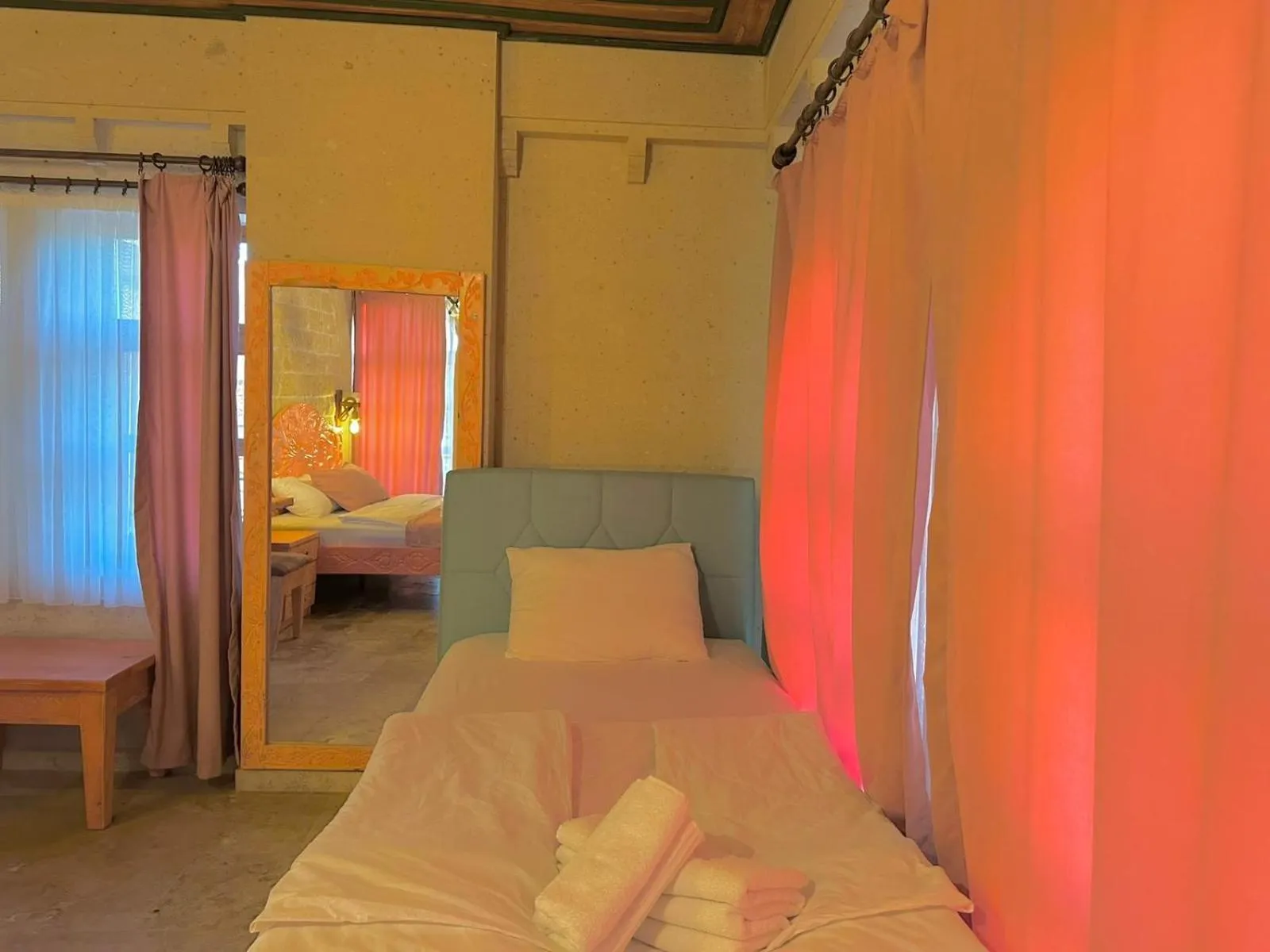 Bed in Gemosa Cappadocia Hotel