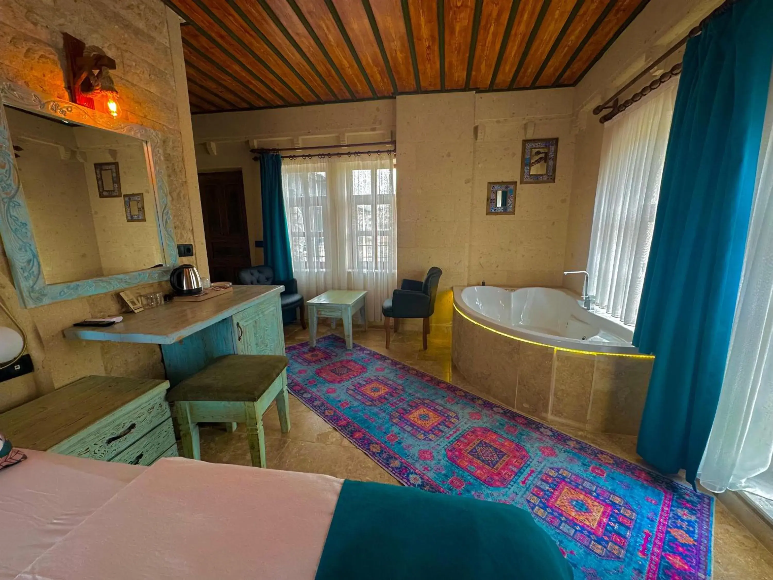 Bed in Gemosa Cappadocia Hotel Bed in Gemosa Cappadocia Hotel