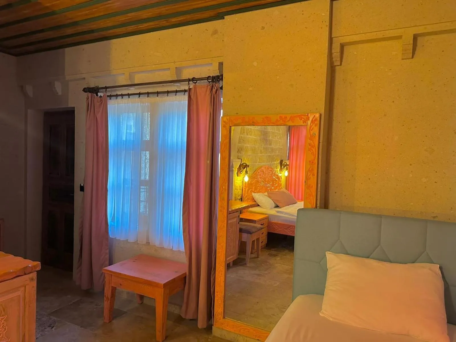 Bed in Gemosa Cappadocia Hotel