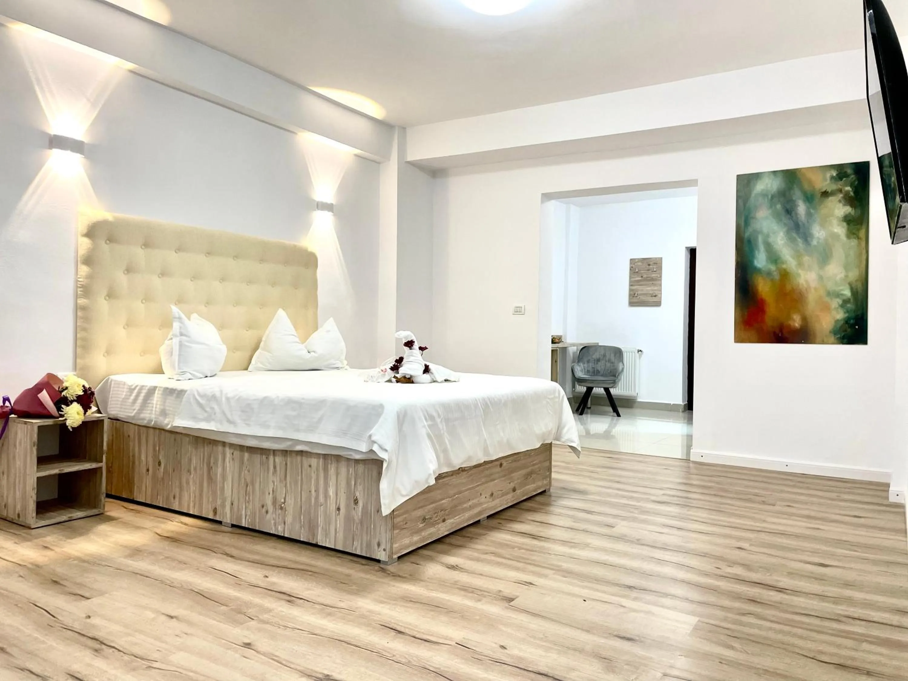 Bed in Floria Hotels