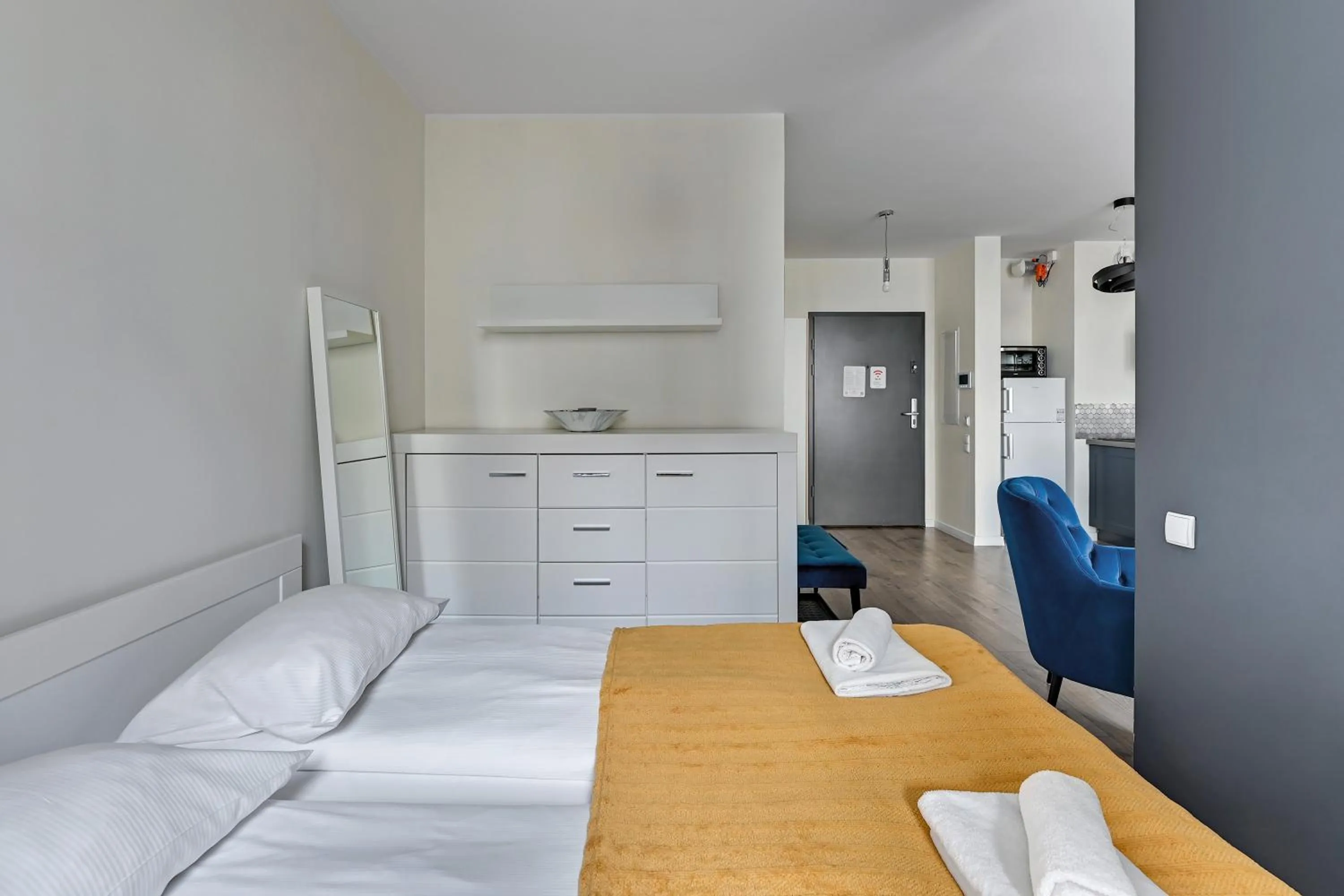 Bed in RentPlanet - Apartamenty Chlebova II