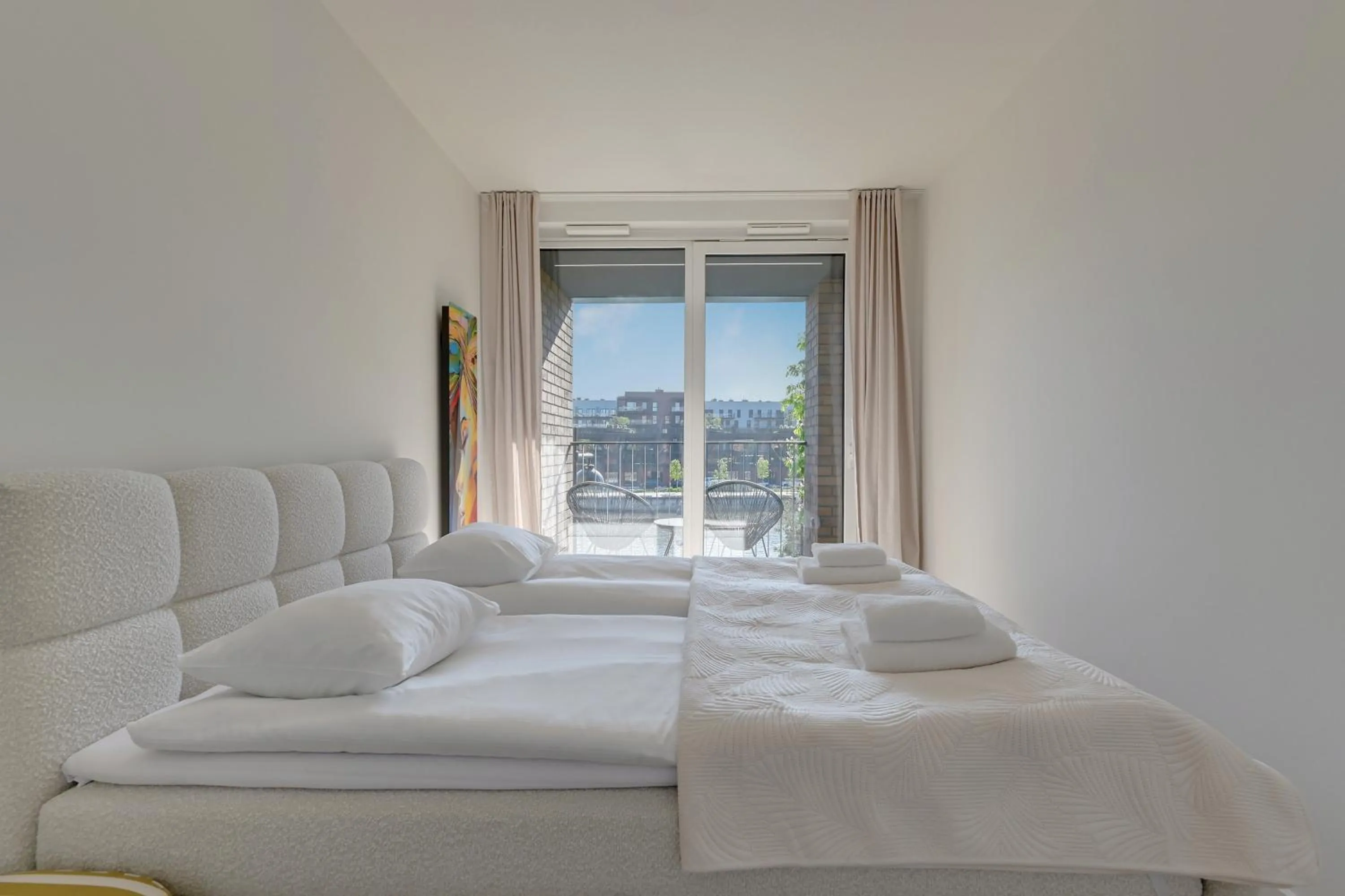 Bed in RentPlanet - Apartamenty Chlebova II