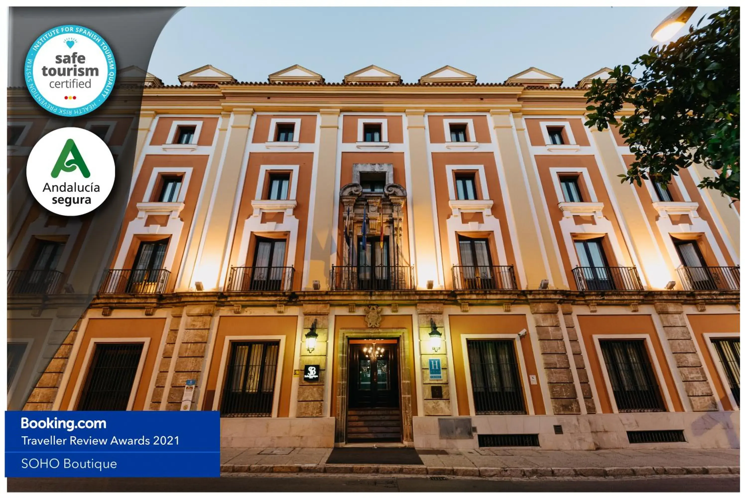 Property building in Hotel Soho Boutique Jerez Property building in Hotel Soho Boutique Jerez