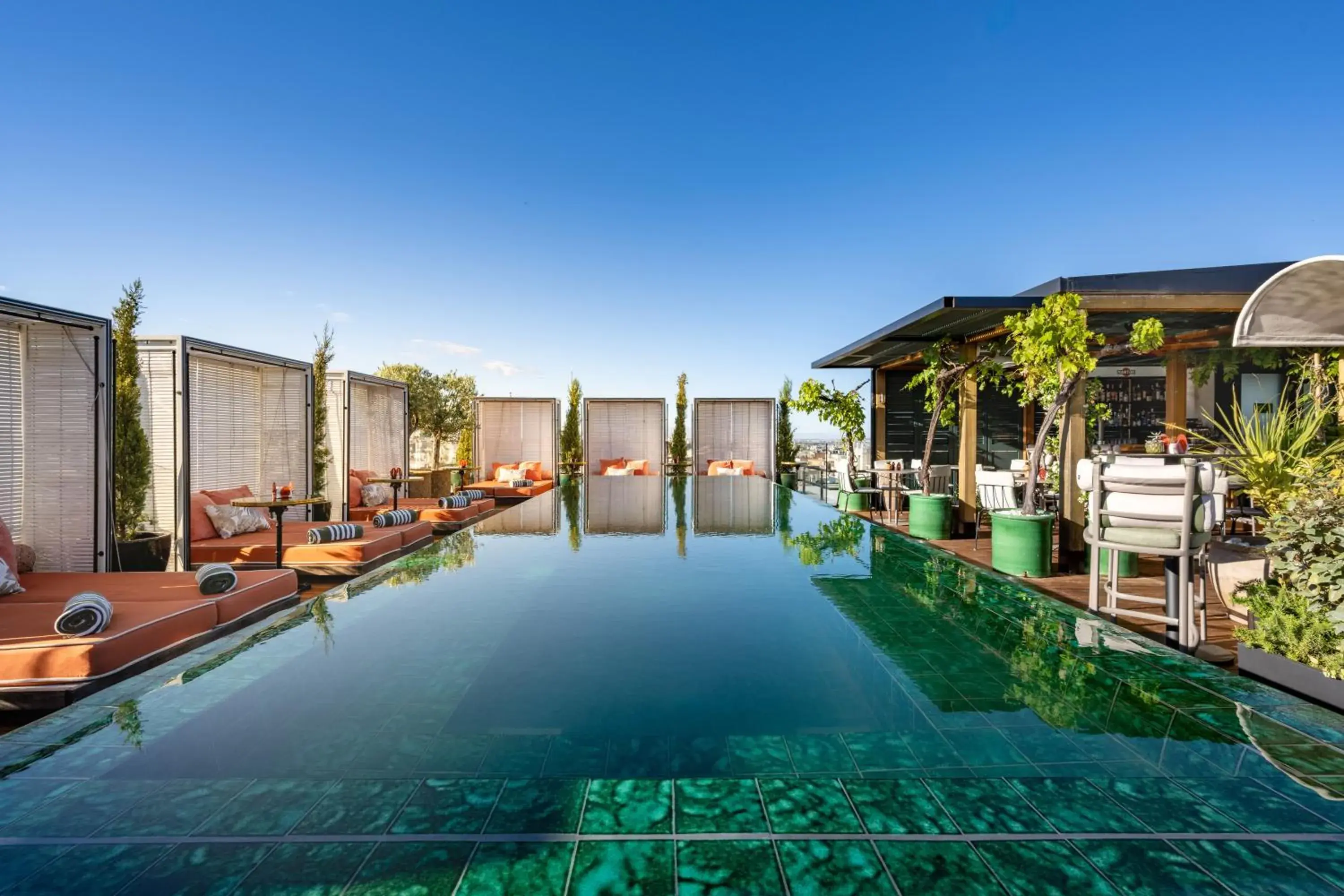 Swimming pool in BLESS Hotel Madrid - The Leading Hotels of the World Swimming pool in BLESS Hotel Madrid - The Leading Hotels of the World