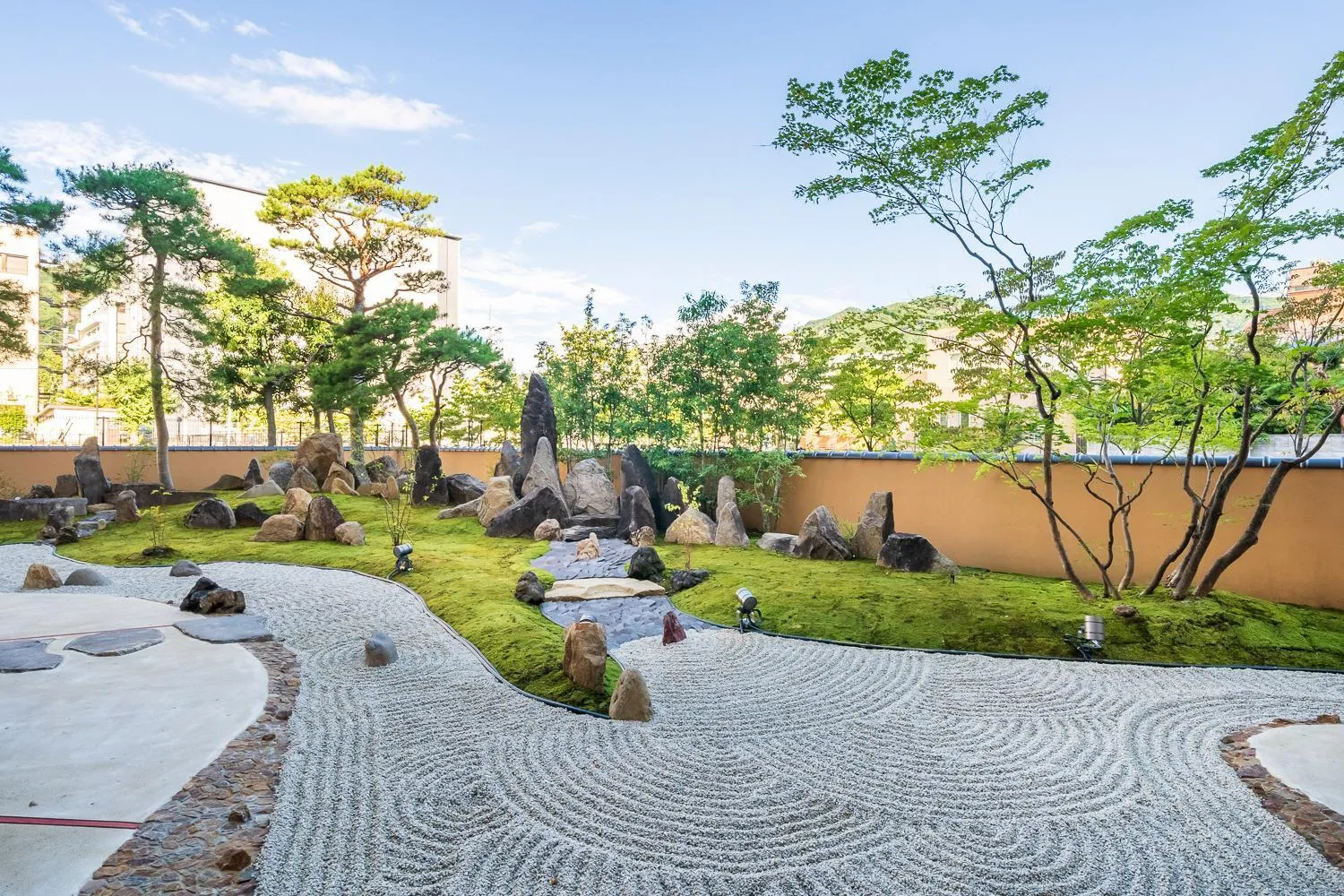 Garden in The Saihokukan Hotel