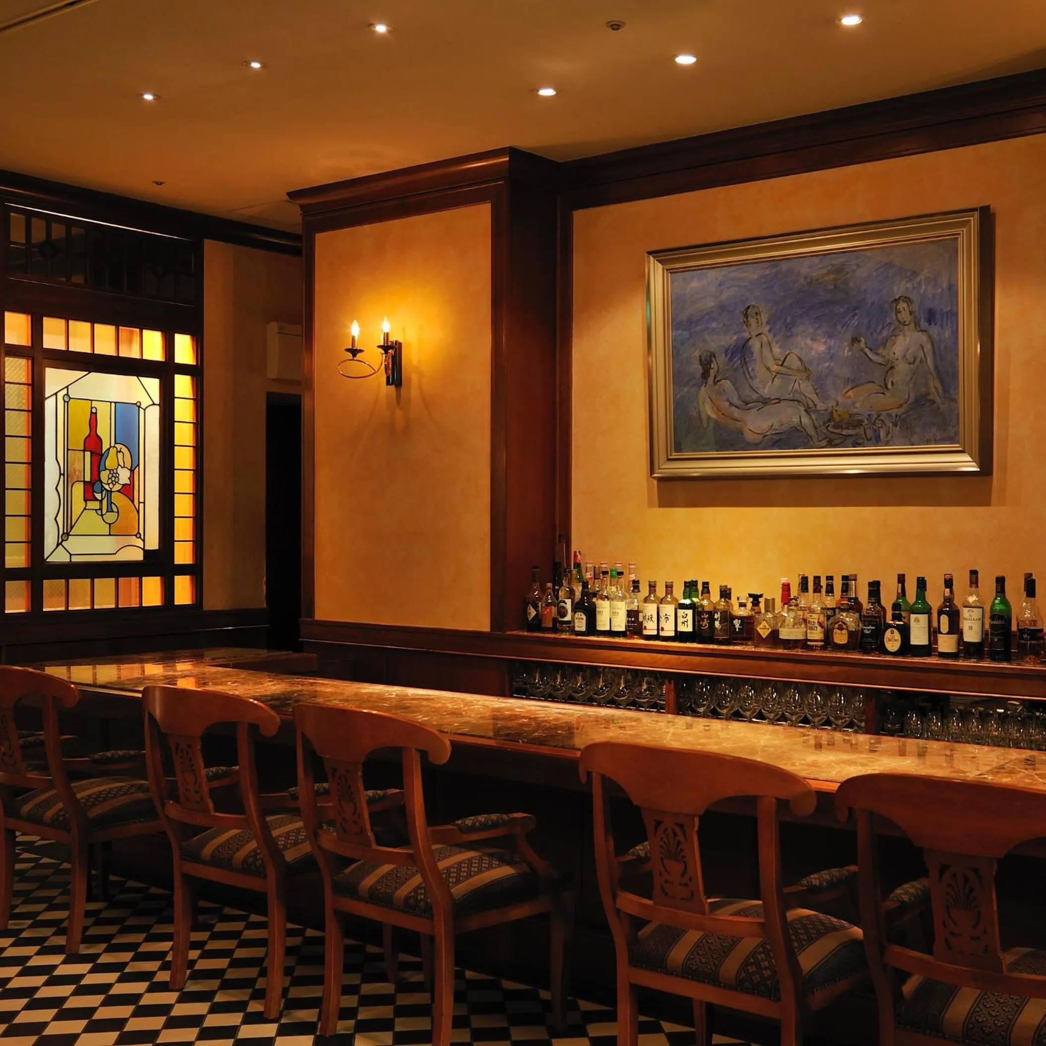 Lounge or bar in The Saihokukan Hotel