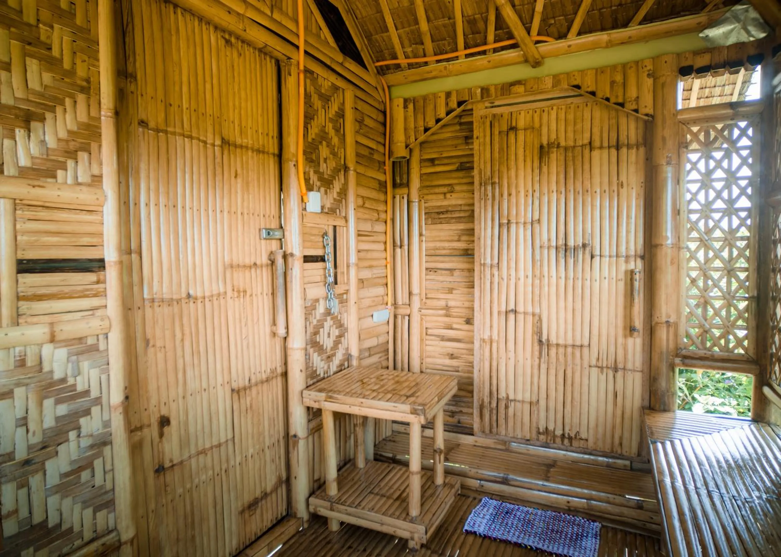 Patio in Ocean Green Eco Lodge