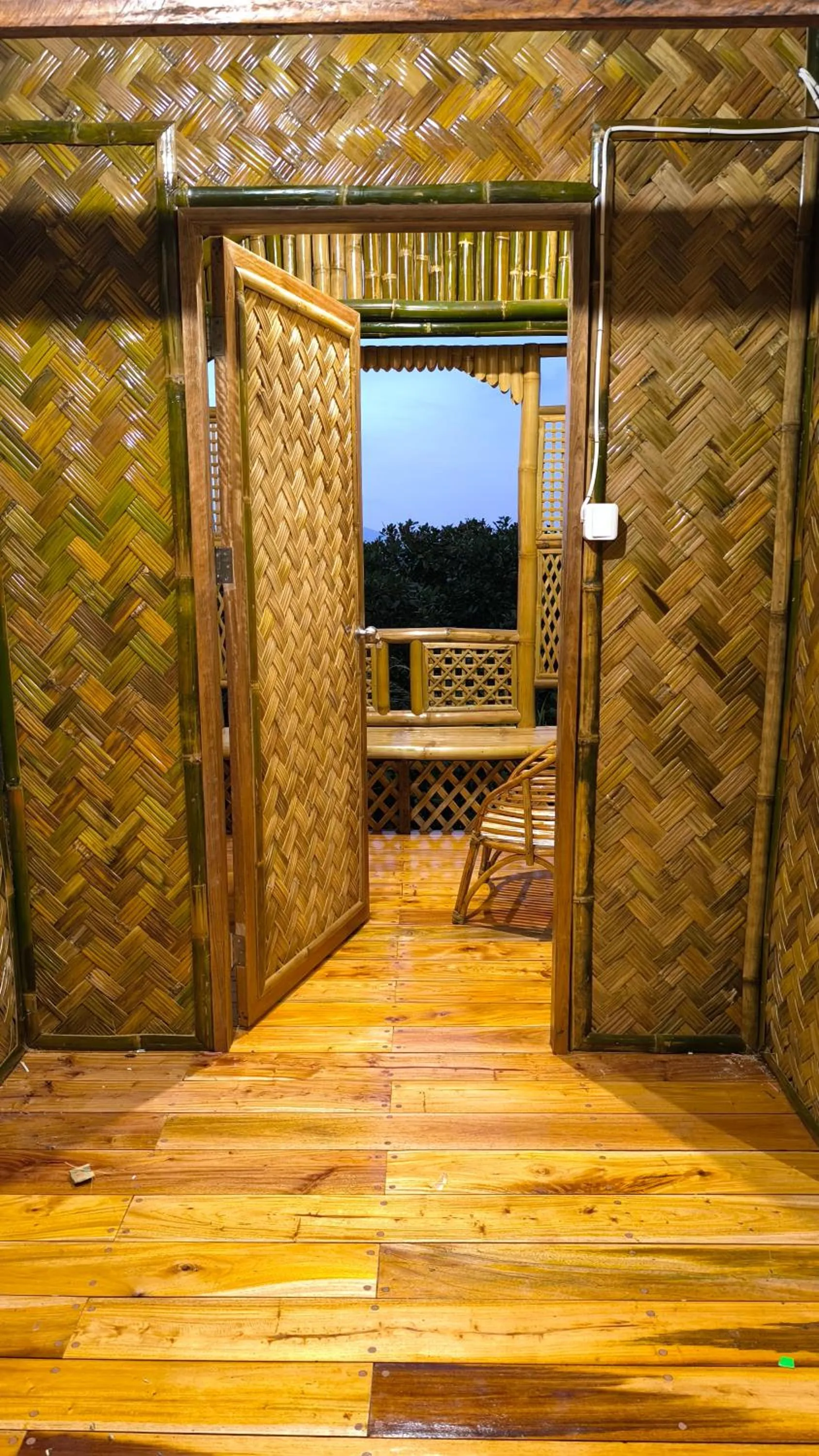 Bedroom in Ocean Green Eco Lodge