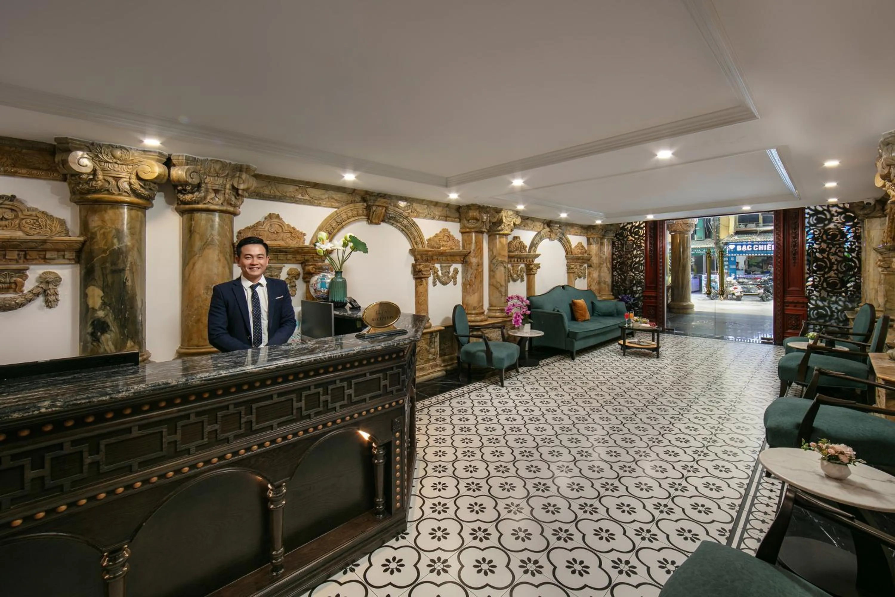 Lobby or reception in Media Central Hotel & Spa