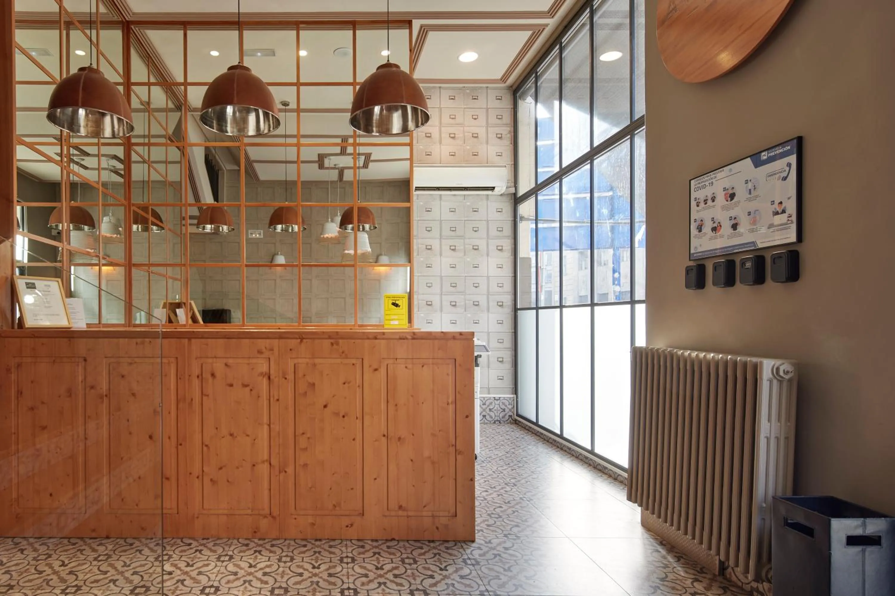 Lobby or reception in Hotel Avenida