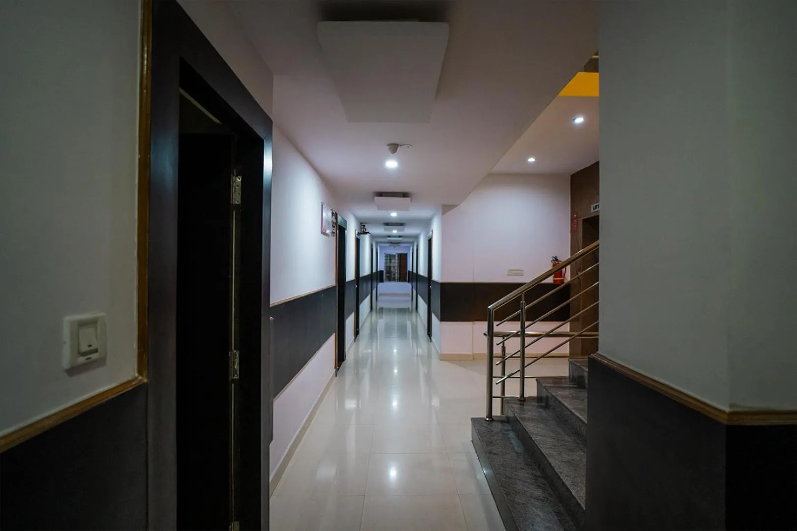 Text overlay in HOTEL PRAKAASH COMFORTS