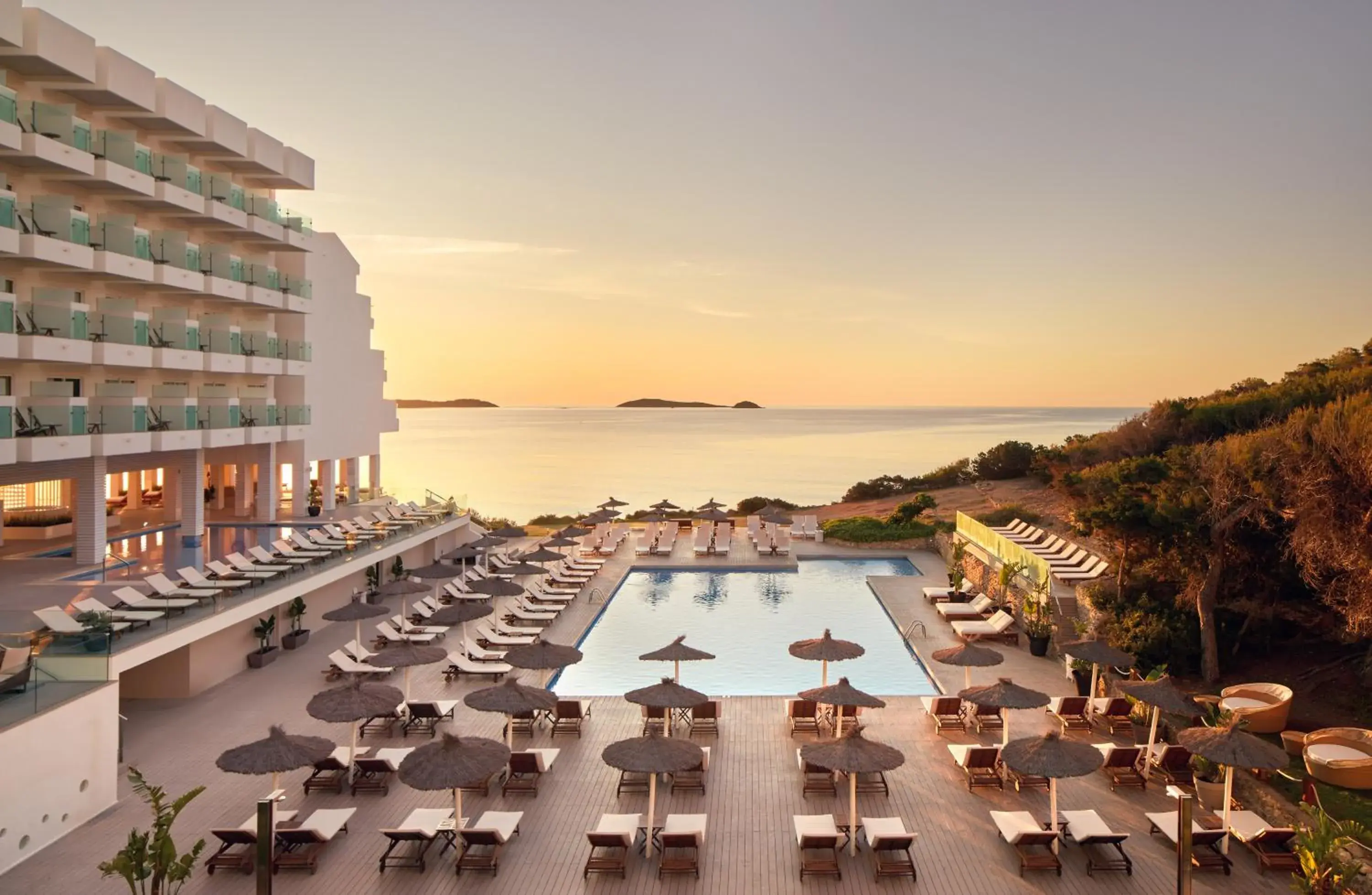 Pool view in Melia Ibiza - Adults Only Pool view in Melia Ibiza - Adults Only