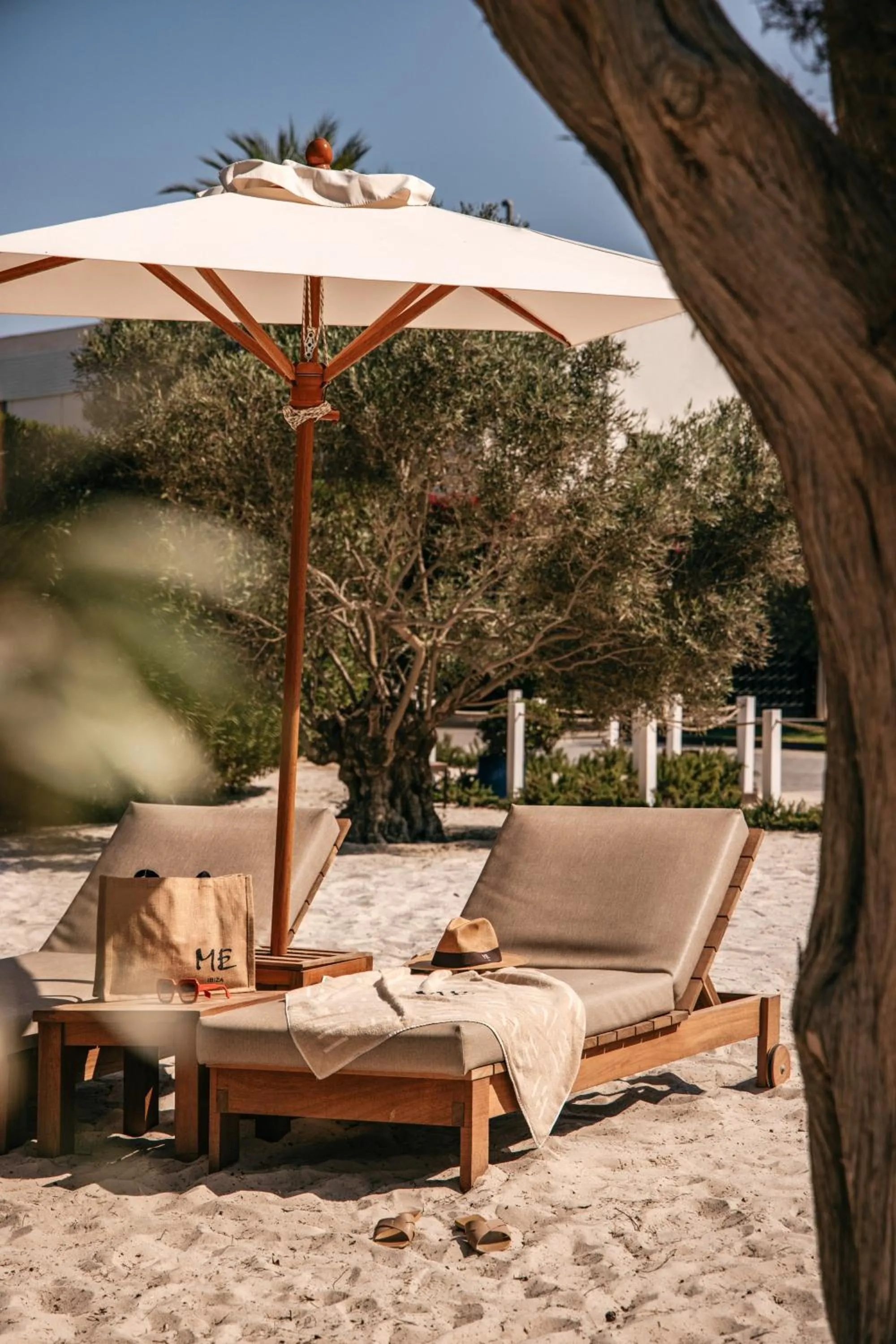 Beach in ME Ibiza - The Leading Hotels of the World