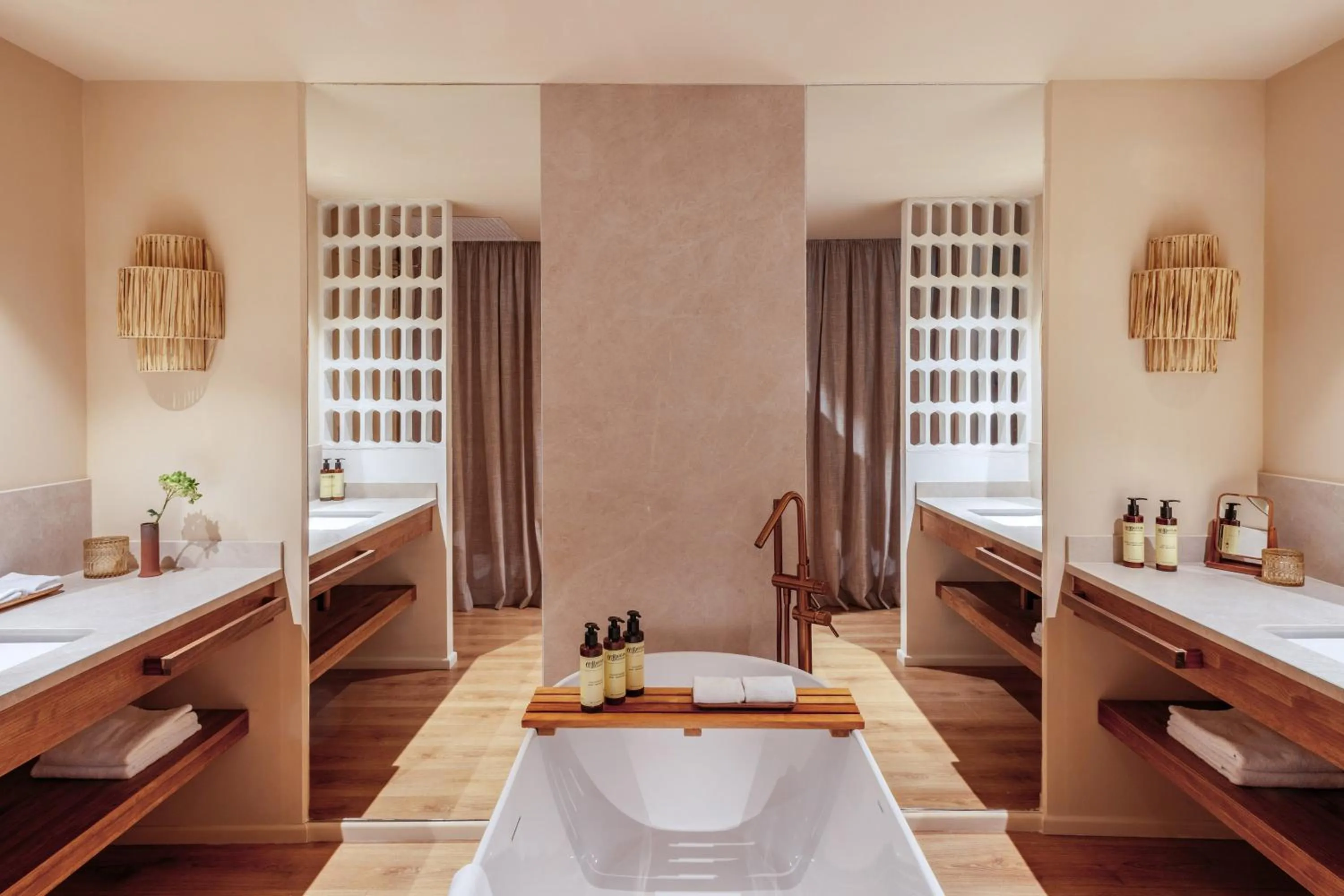 Bathroom, Bed in ME Ibiza - The Leading Hotels of the World