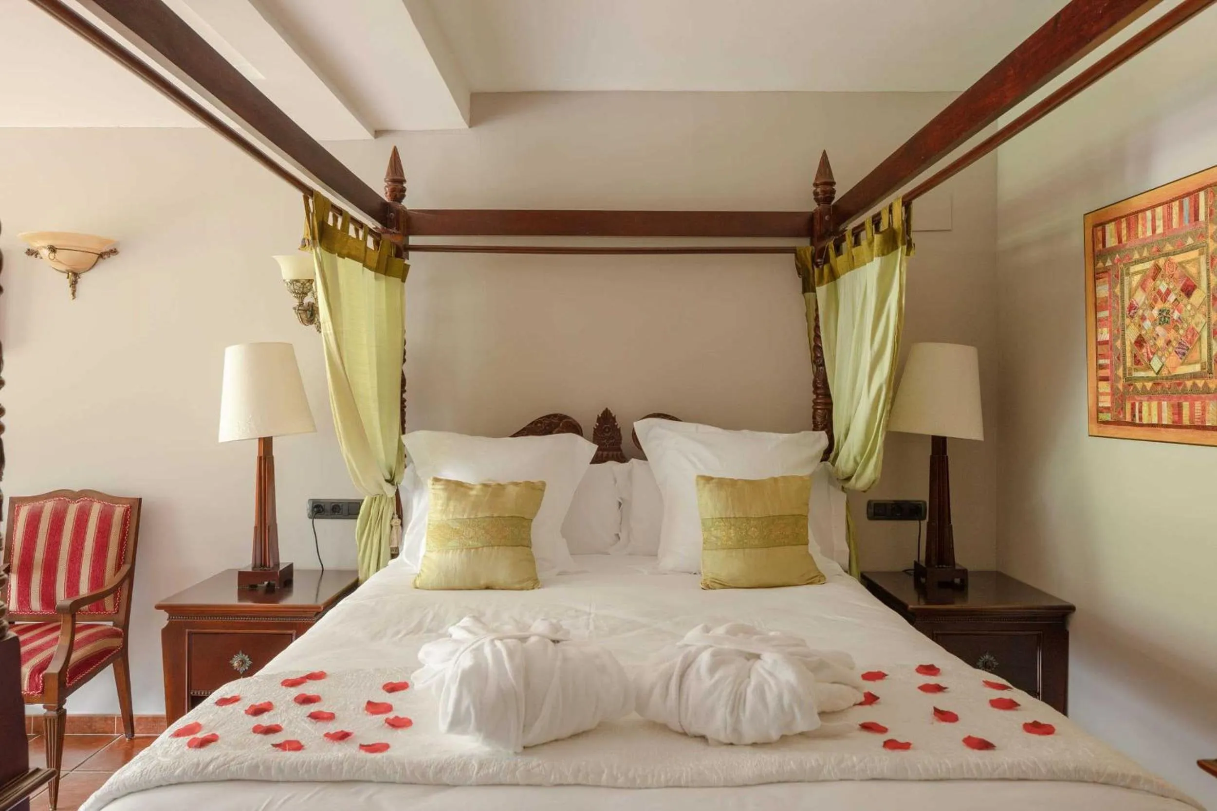 Bed in Hotel & Spa Etxegana