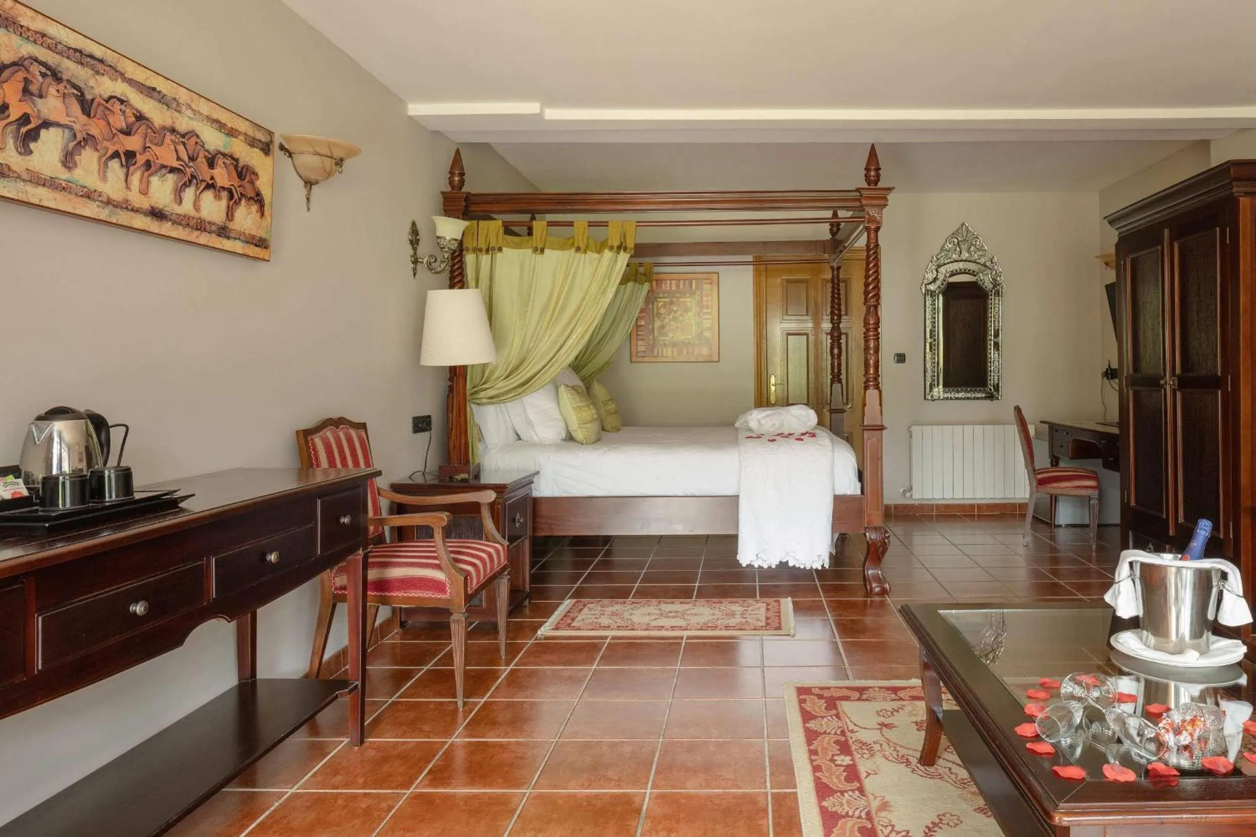 Bed in Hotel & Spa Etxegana