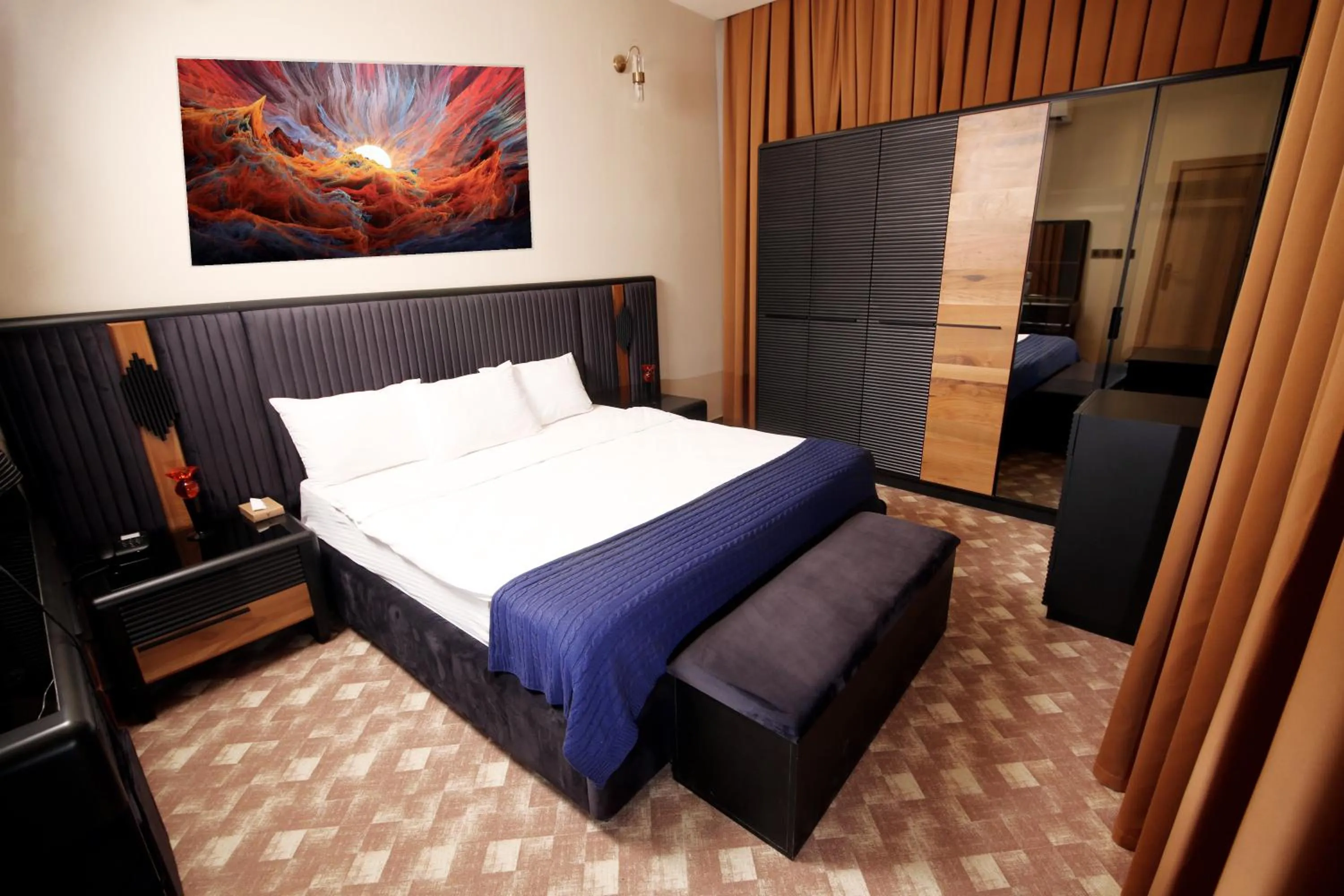 Bed in Al Yarmouk International Hotel