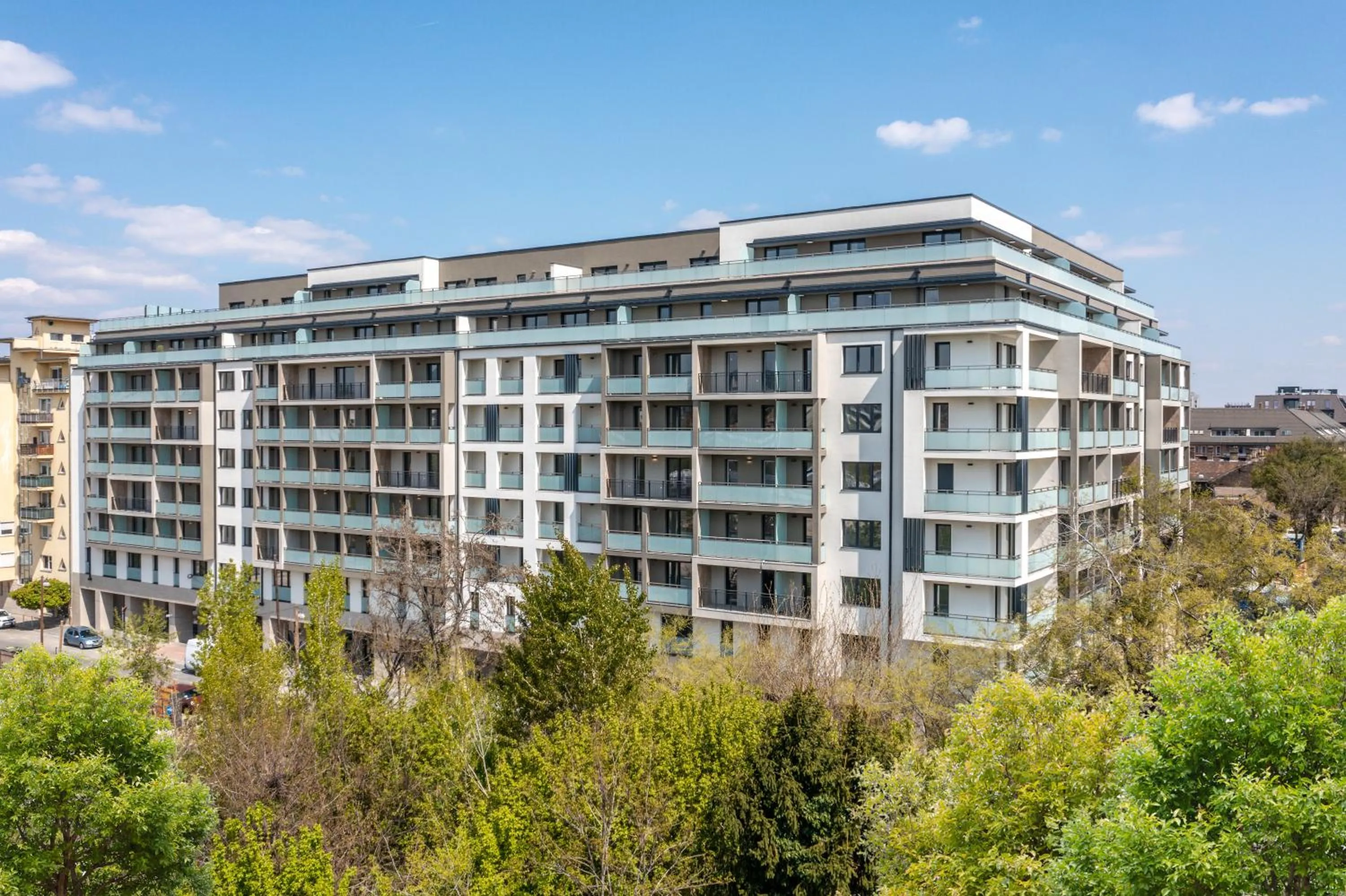 Property building in WestSide Apartments by FirstHost