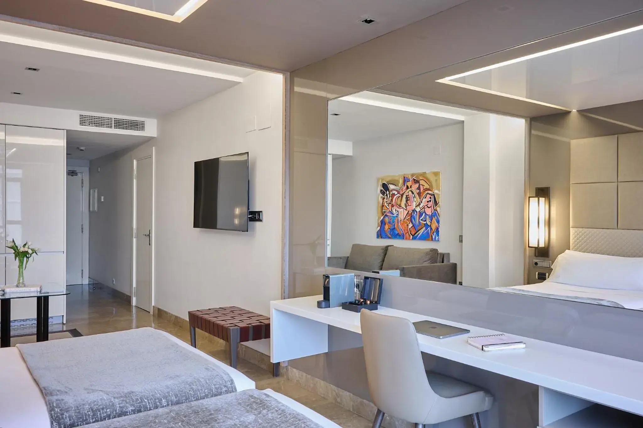 Seating area, Bed in VP Madroño Seating area, Bed in VP Madroño