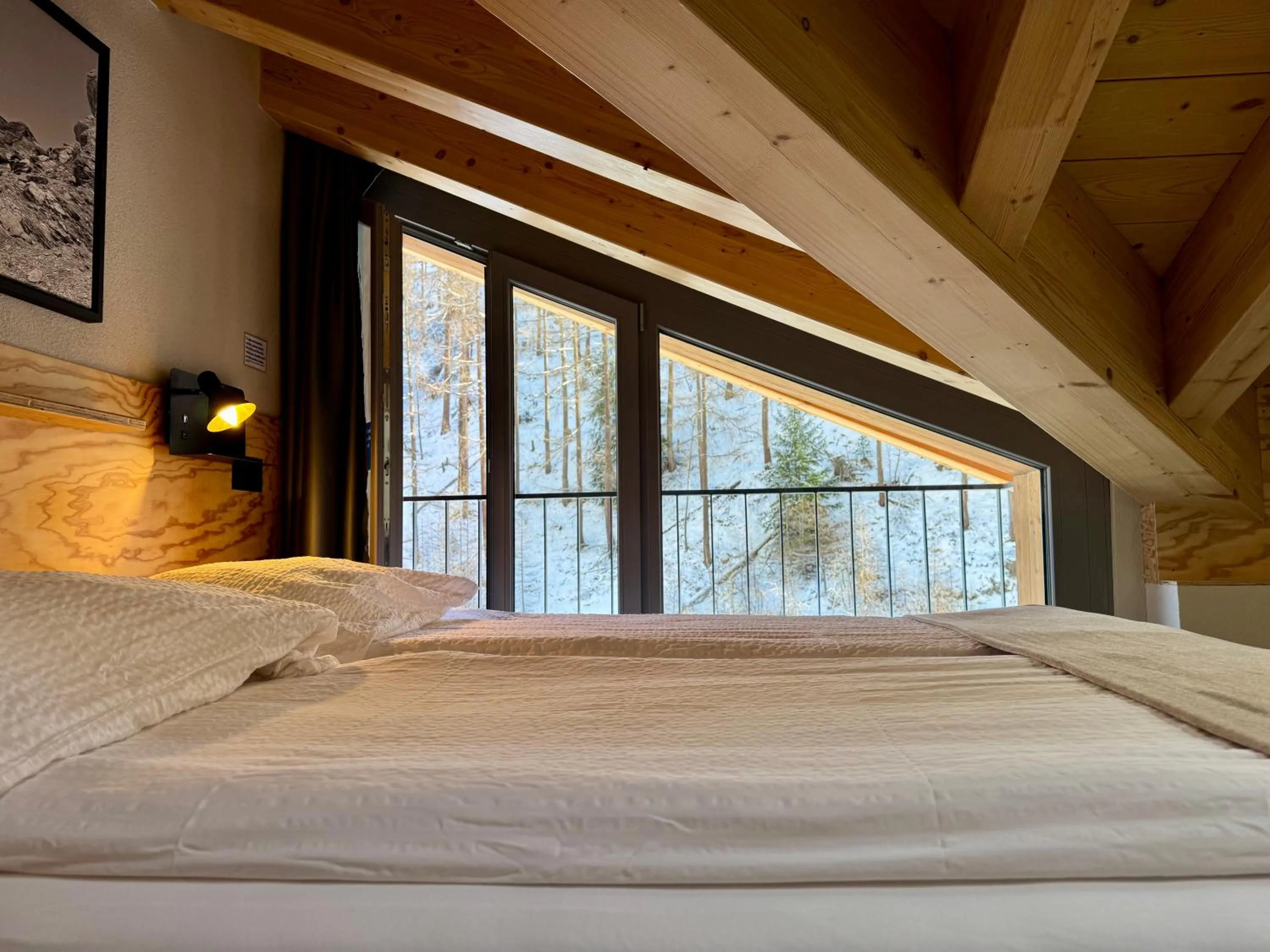 Bed in Peaky Riders Self Check-in Hotel