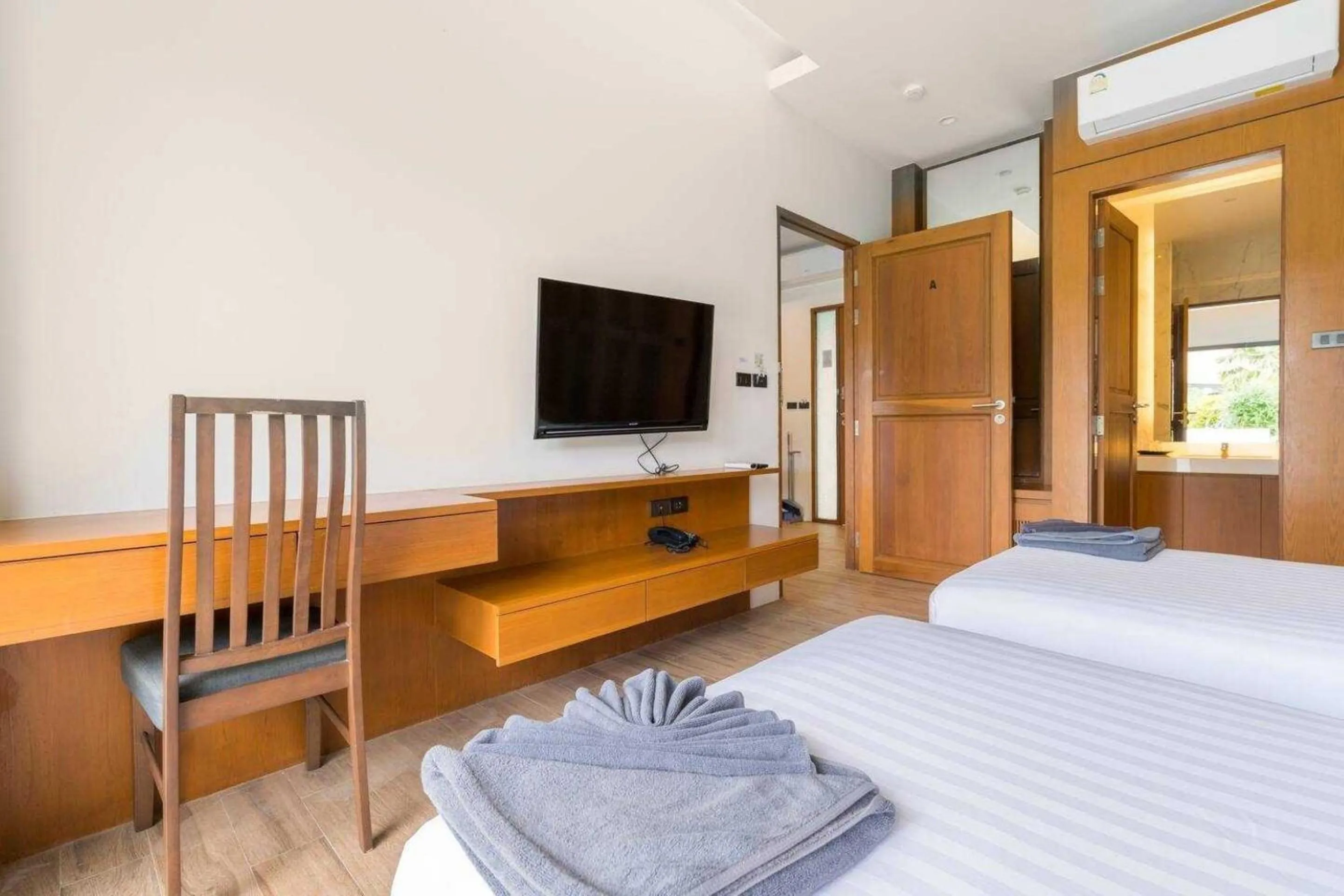 Bed in Tajh Pool Villas