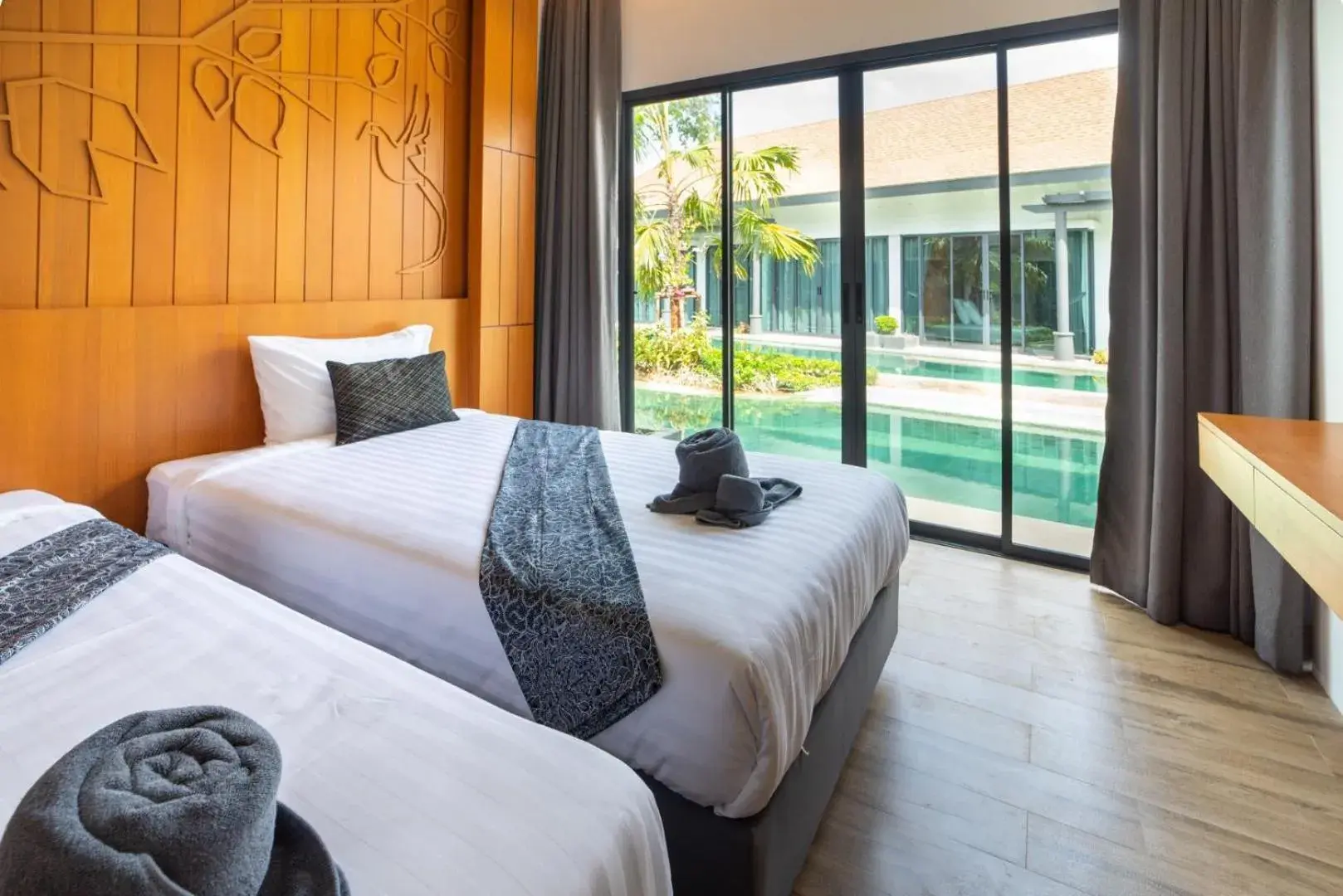 Bed in Tajh Pool Villas Bed in Tajh Pool Villas