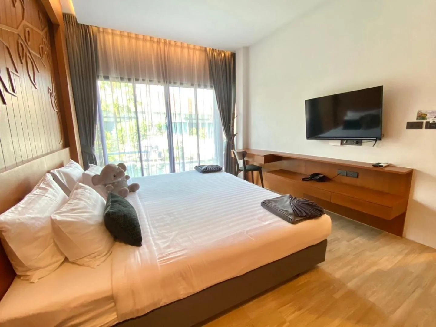 Bed in Tajh Pool Villas