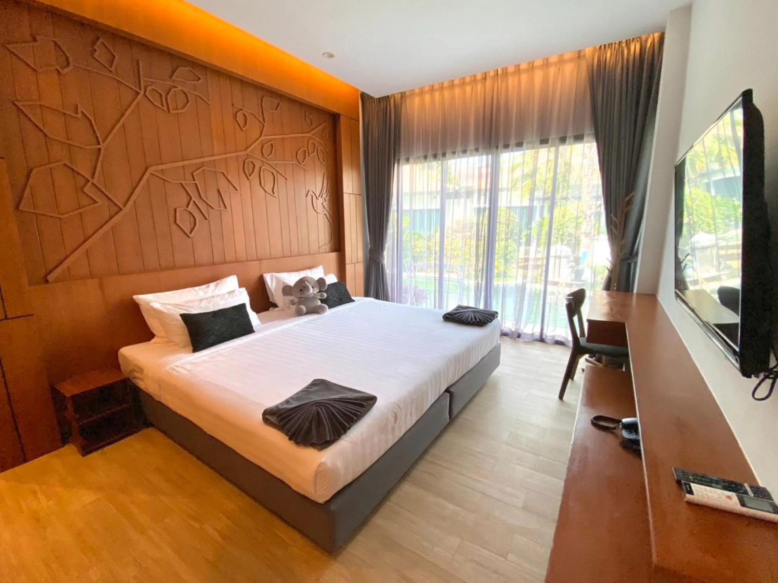 Bed in Tajh Pool Villas