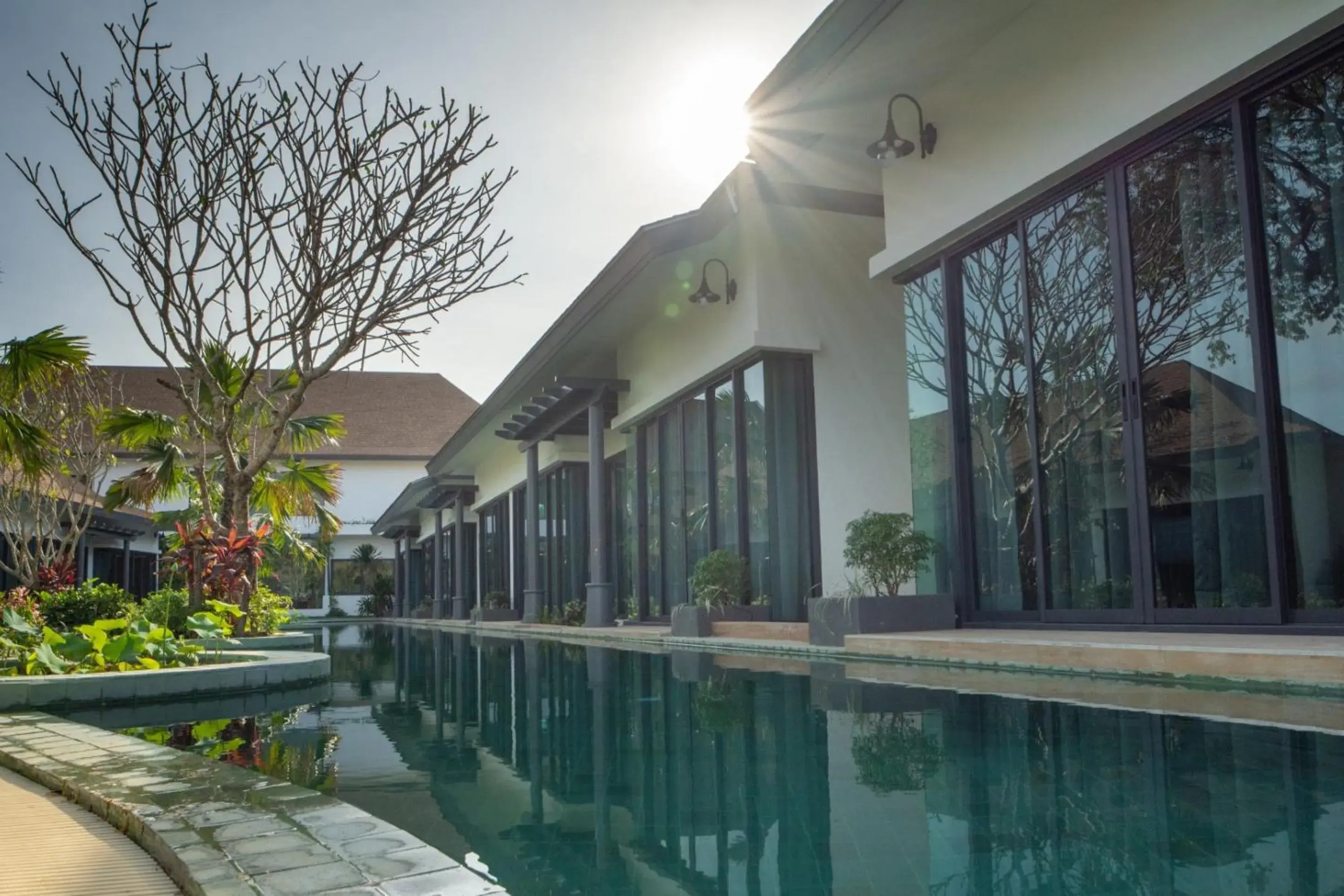 Pool view in Tajh Pool Villas Pool view in Tajh Pool Villas