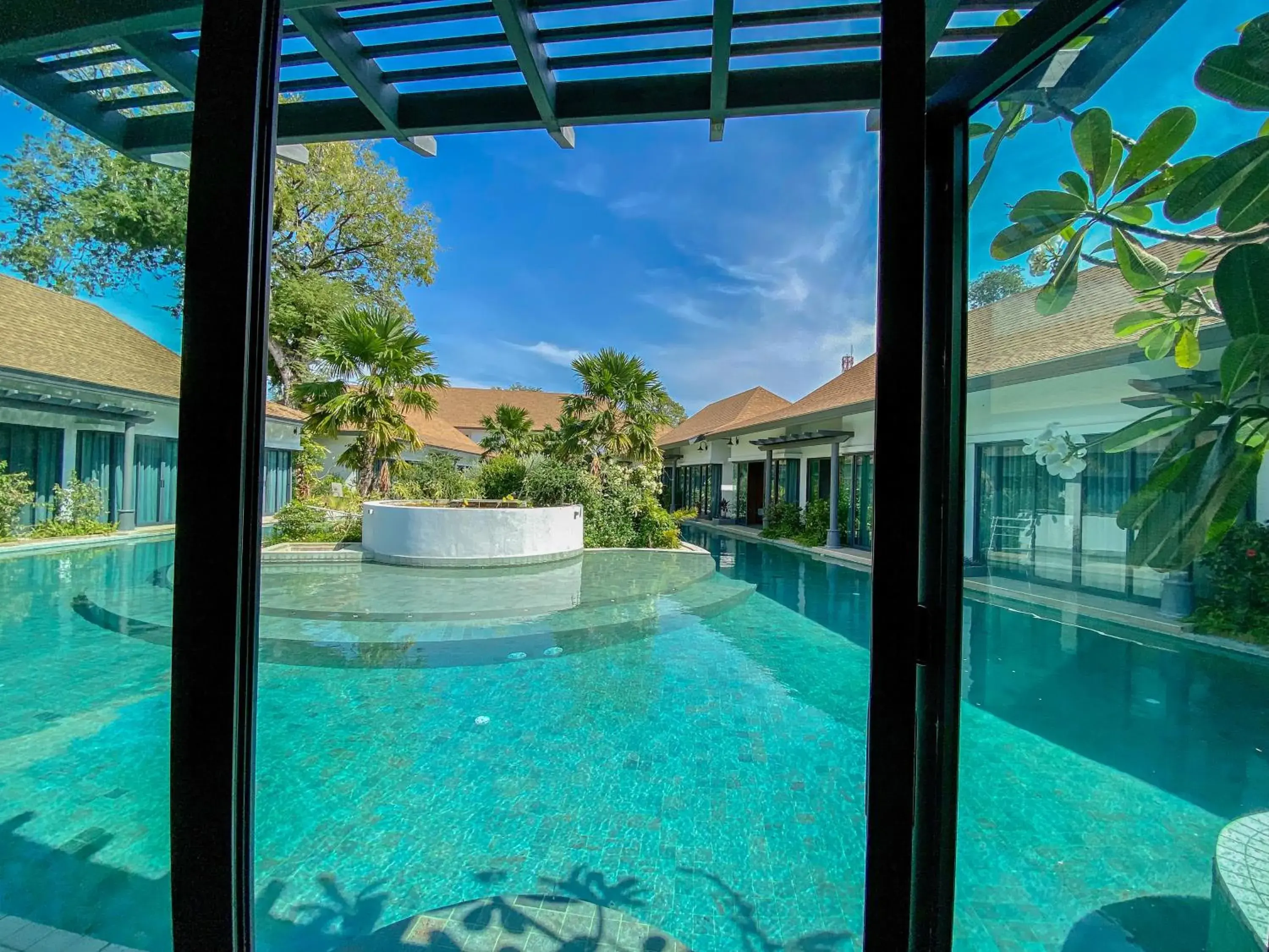 Pool view in Tajh Pool Villas Pool view in Tajh Pool Villas
