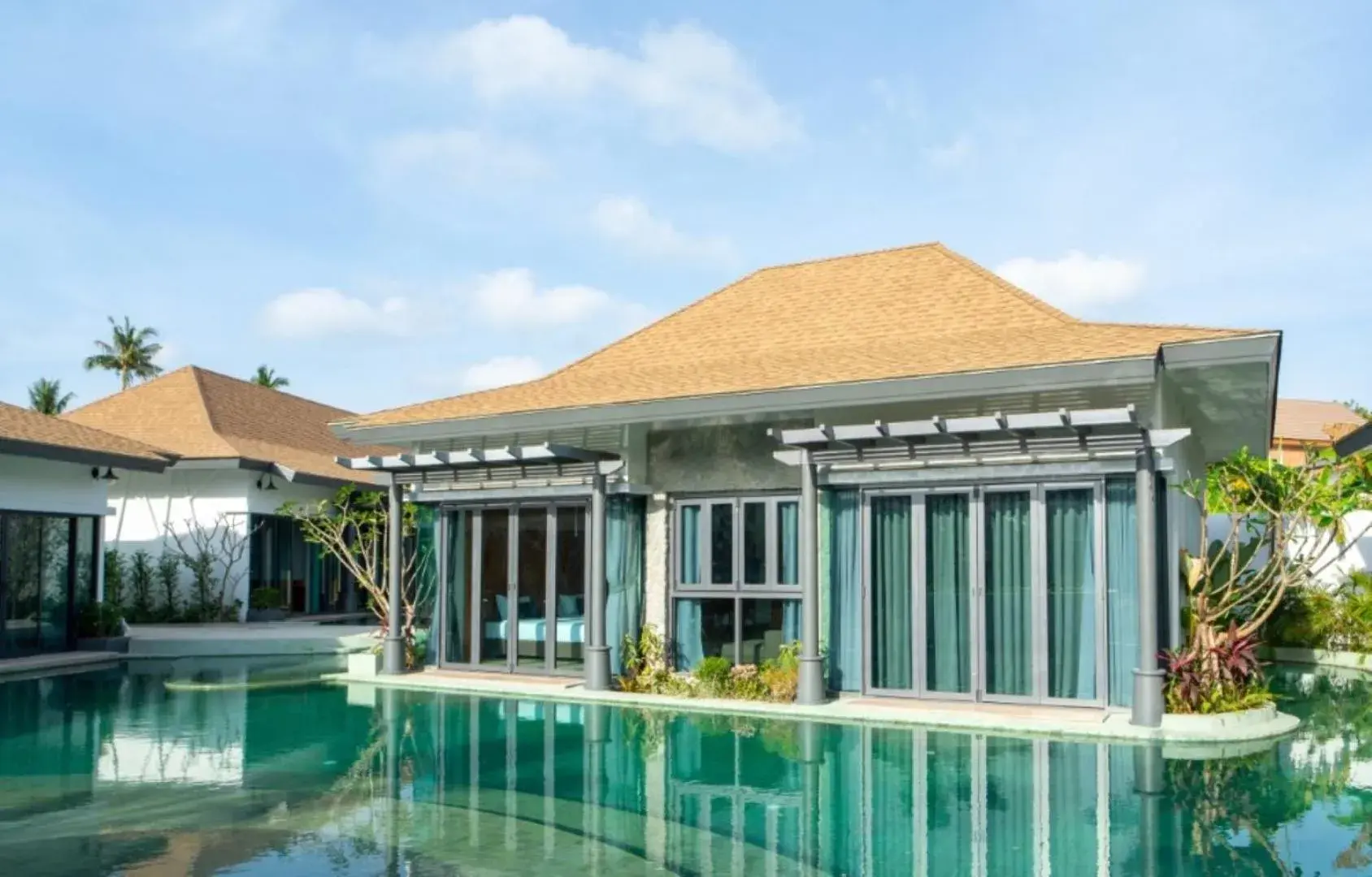 Pool view in Tajh Pool Villas Pool view in Tajh Pool Villas