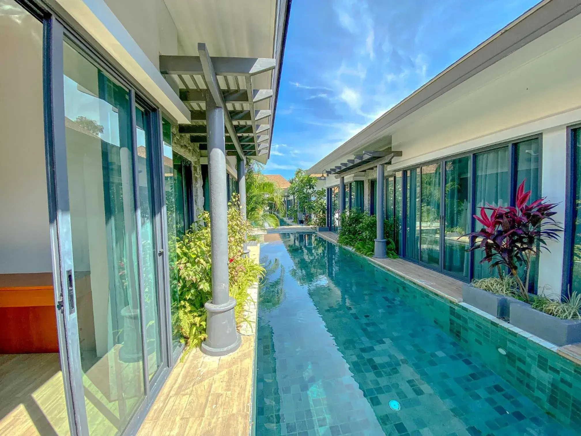 Pool view in Tajh Pool Villas Pool view in Tajh Pool Villas