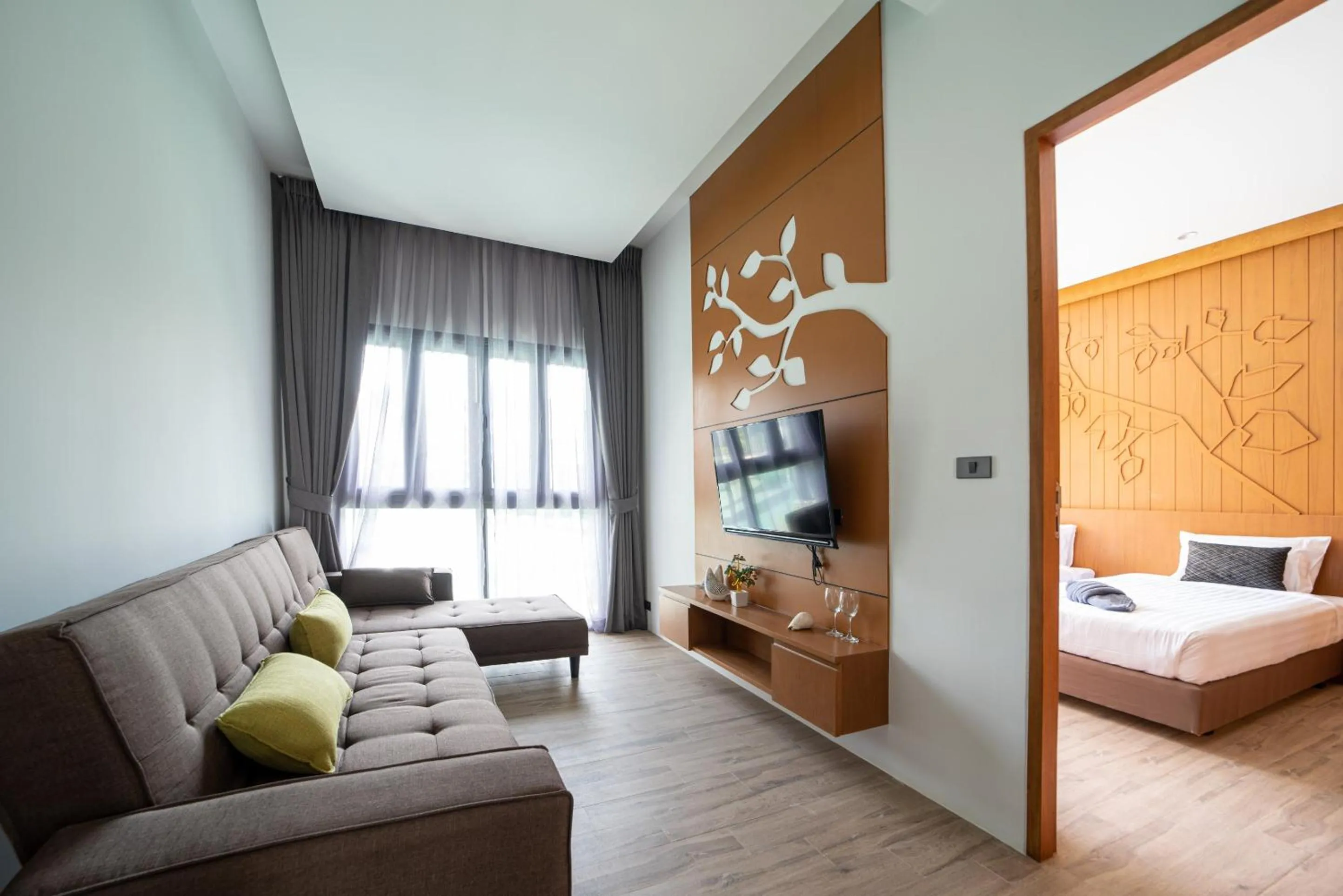 Communal lounge/ TV room, Bed in Tajh Pool Villas