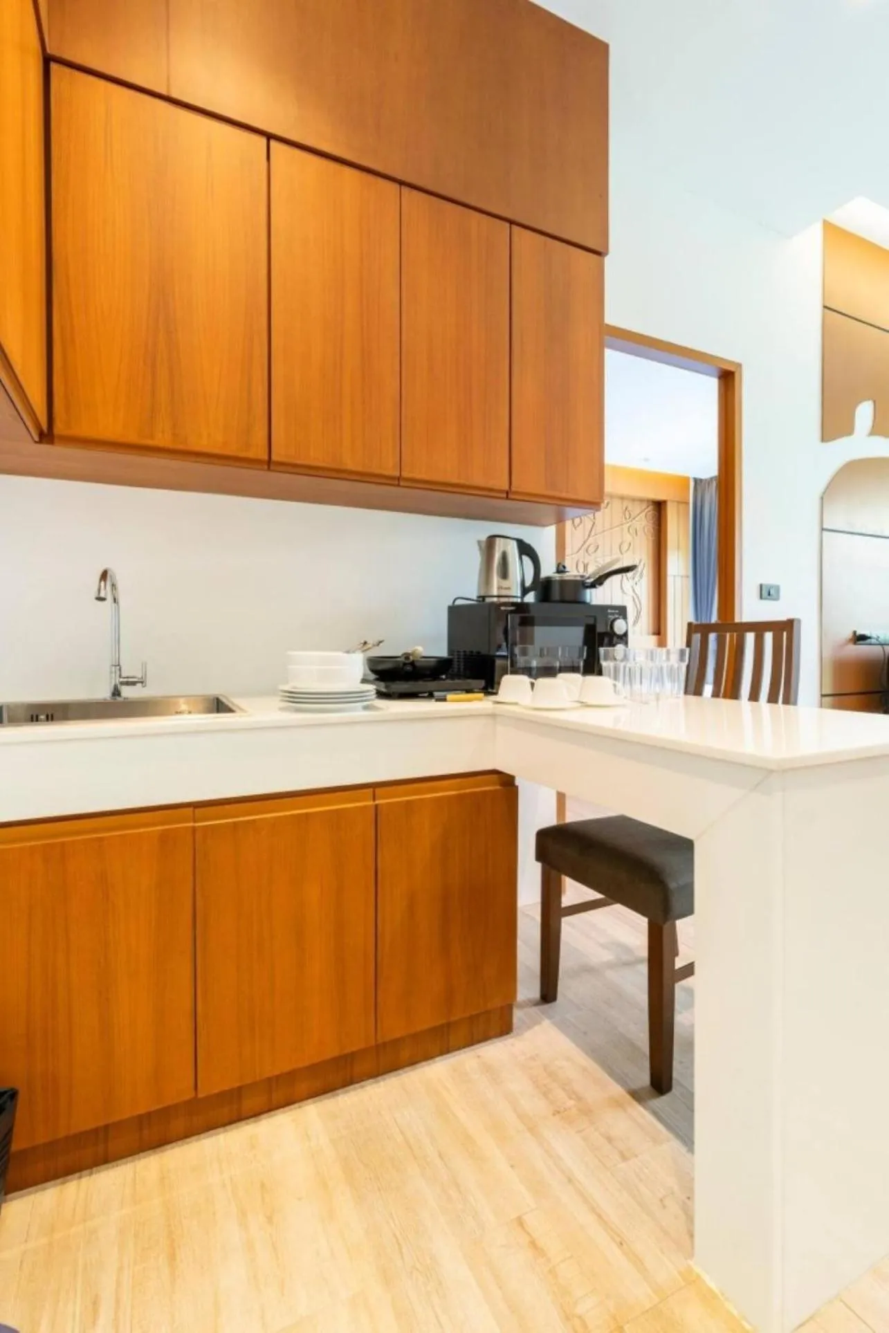 Kitchen or kitchenette in Tajh Pool Villas