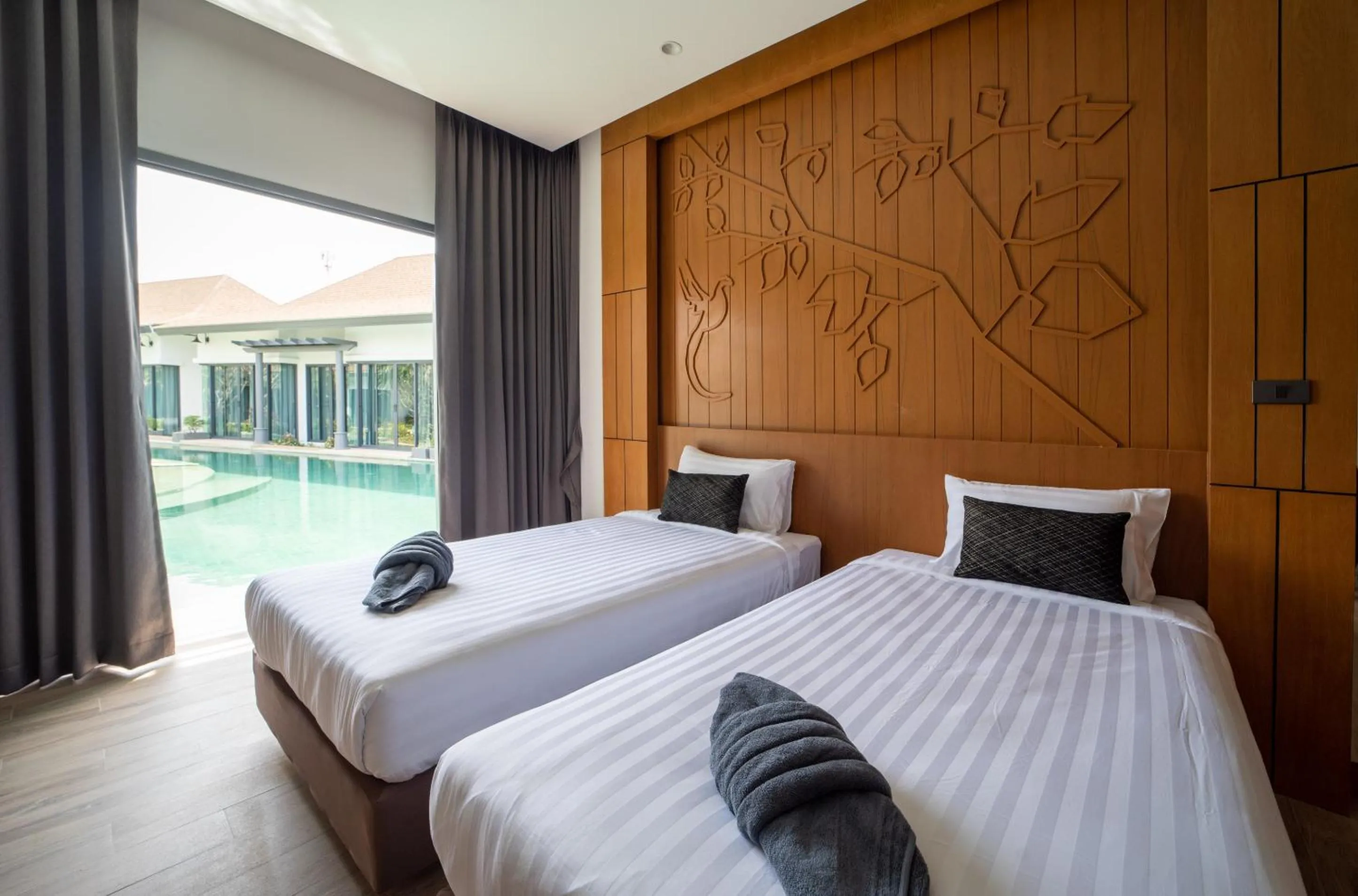 Bed in Tajh Pool Villas