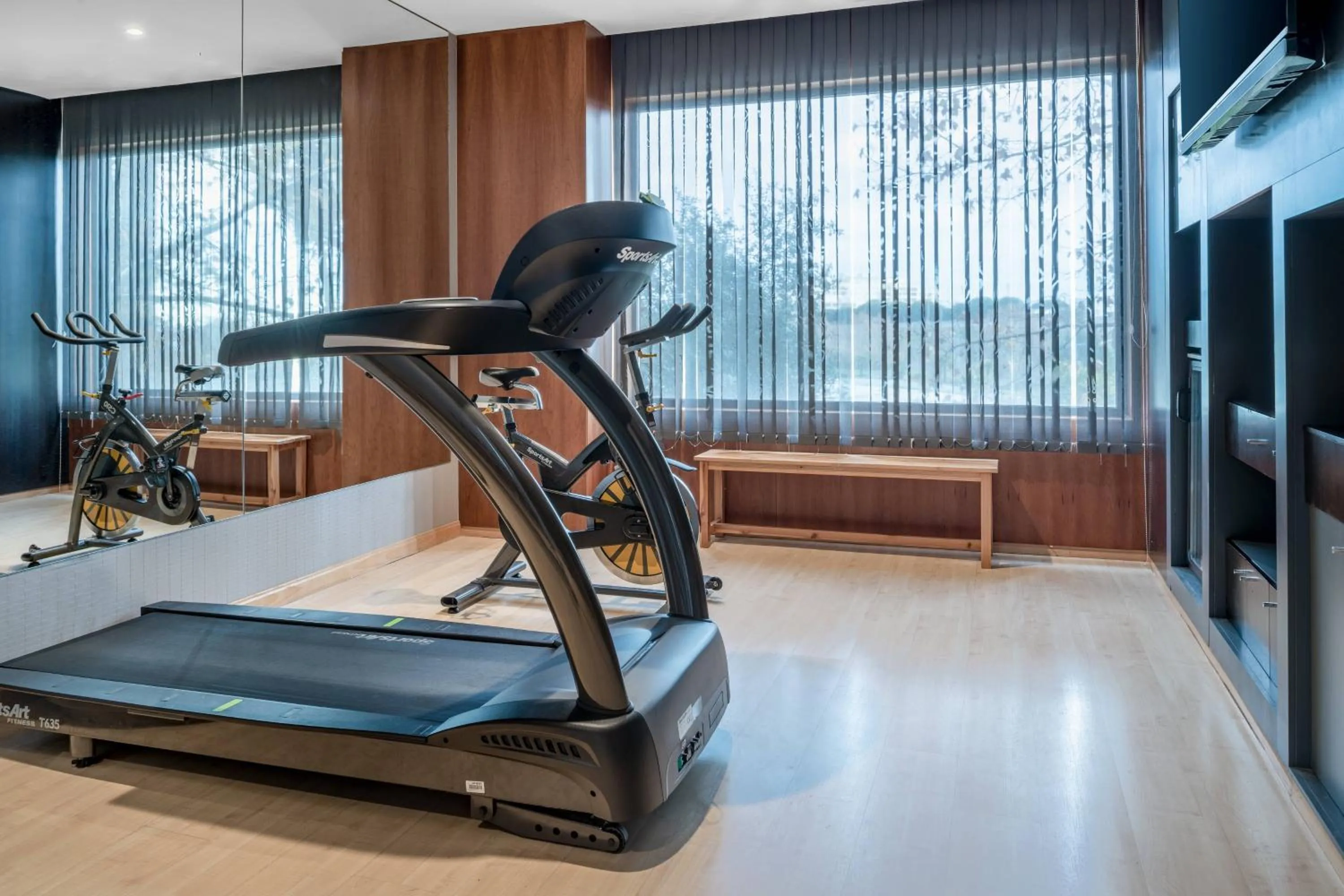 Fitness centre/facilities in AC Hotel Huelva by Marriott