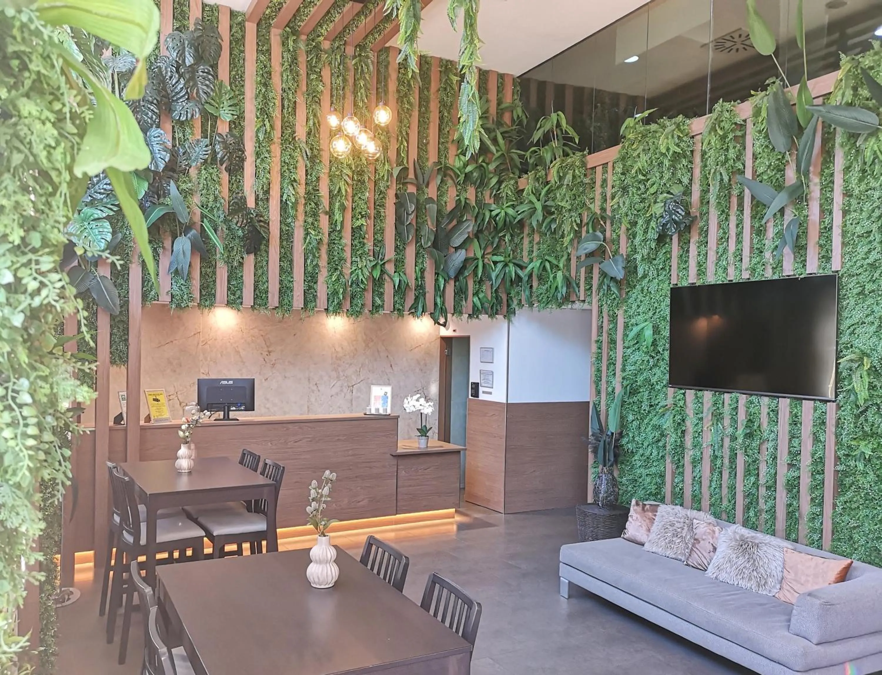 Lobby or reception in Hotel Salymar